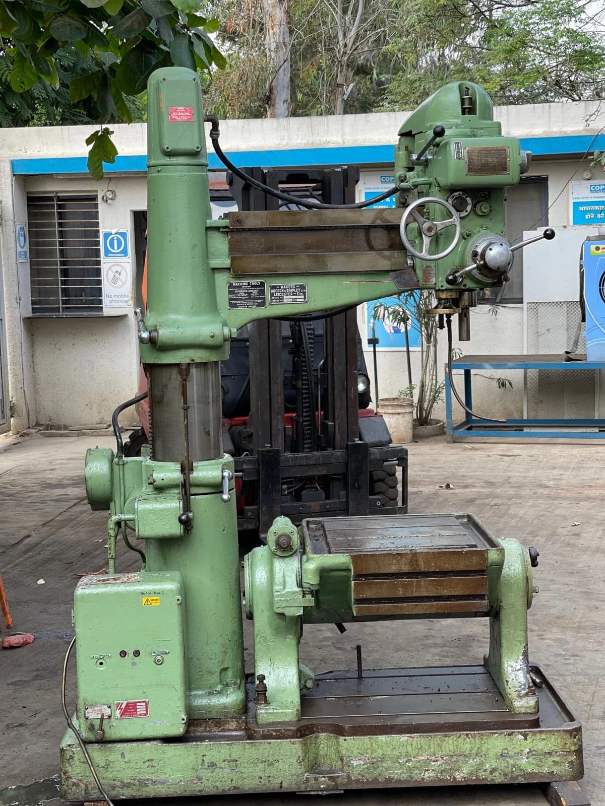 Used ADCOCK & SHIPLEY 36″ RADIAL ARM DRILL — Drills