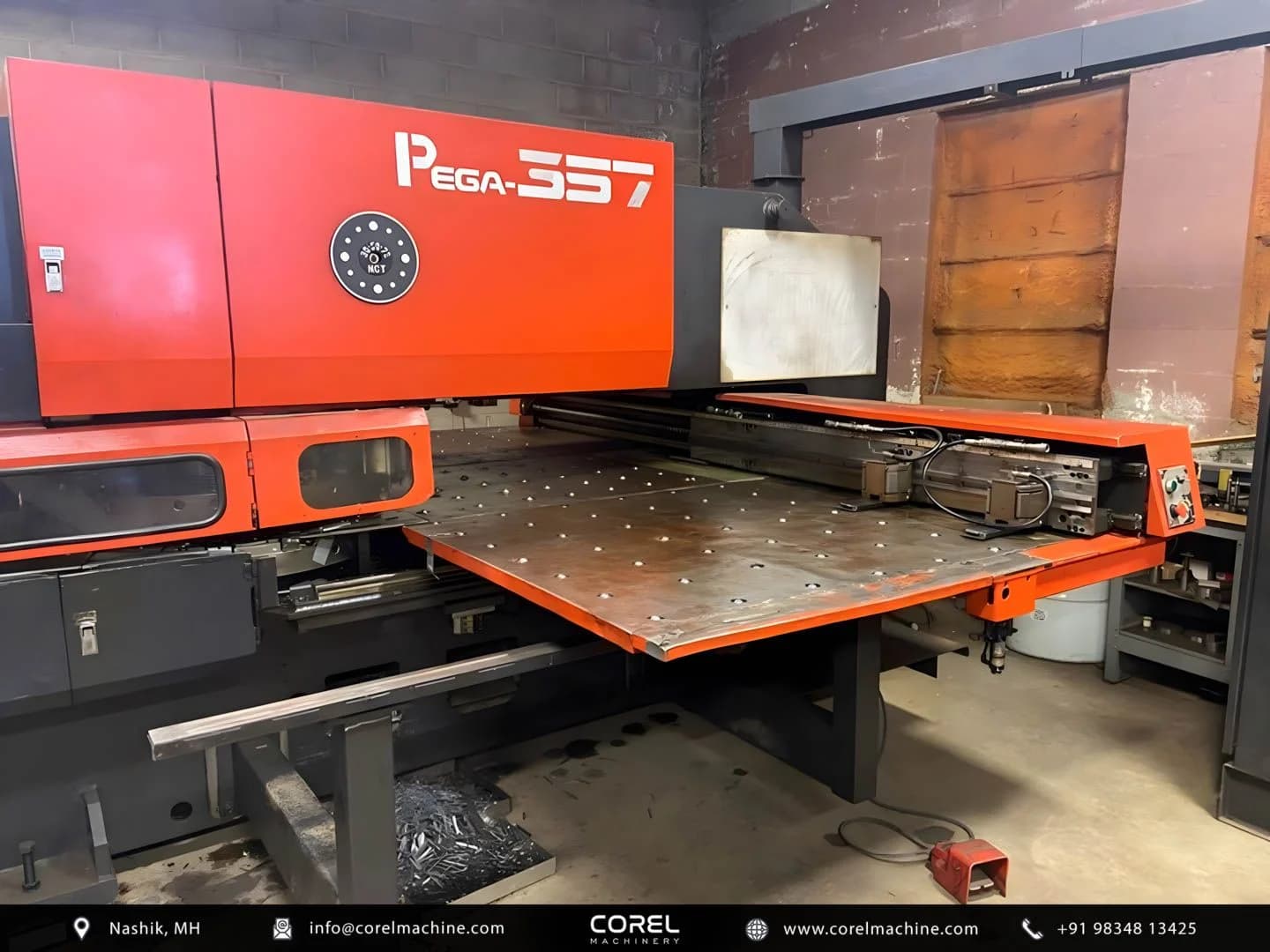 Used AMADA PEGA 357 CNC TURRET PUNCH — Sheet Metal