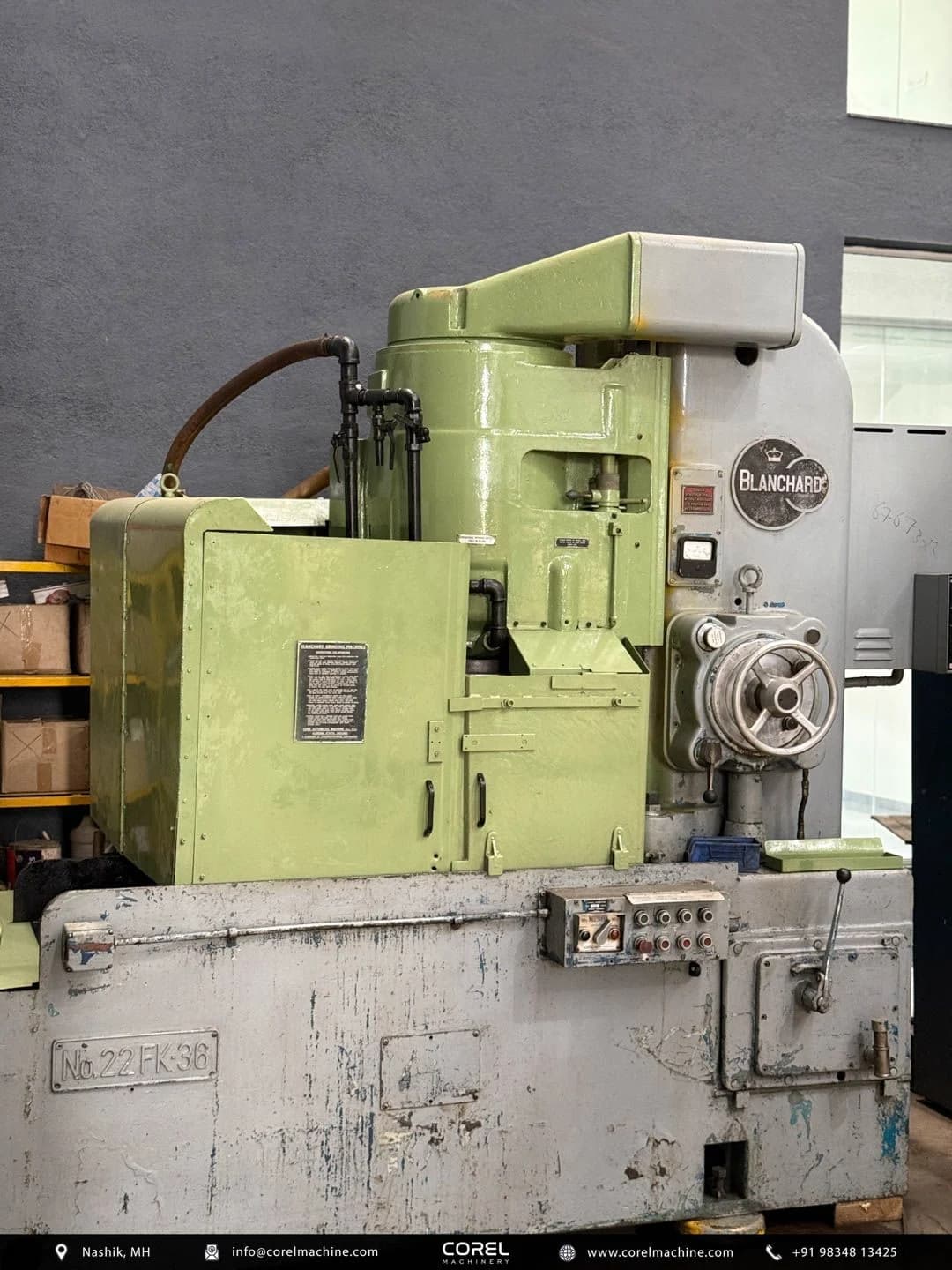 Used BLANCHARD 36" ROTARY GRINDER — Surface Grinders