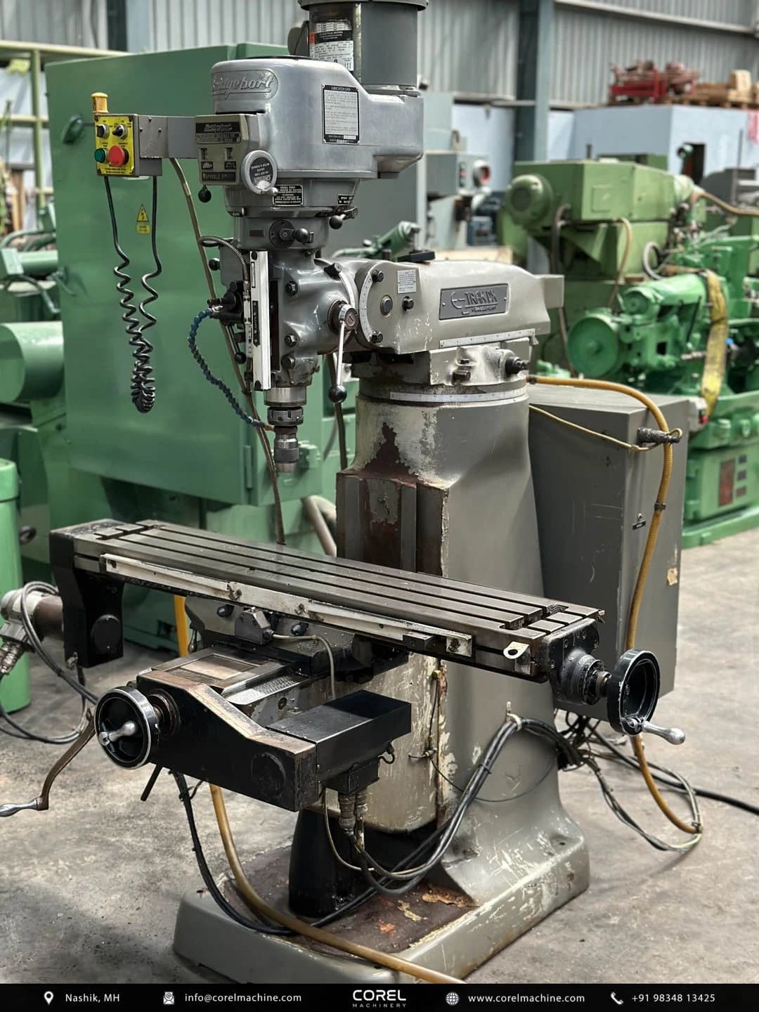 Used BRIDGEPORT (BALL-SCREW) M1TR TURRET MILLING MACHINE #BS2 — Milling Machines