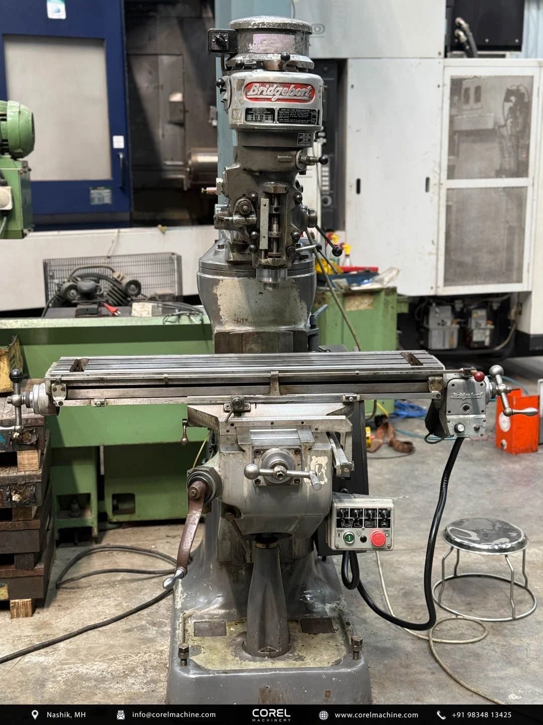 Used BRIDGEPORT M1TR TURRET DRO MILLING MACHINE — Milling Machines
