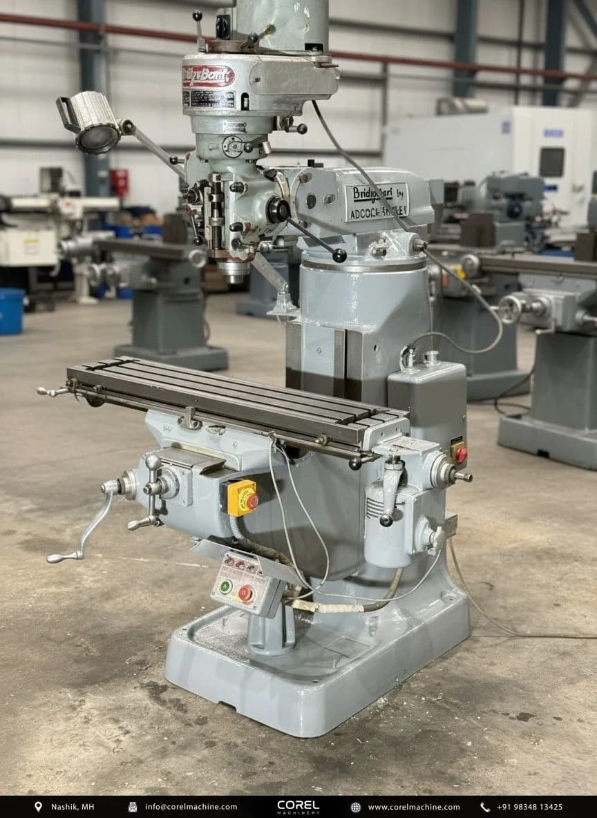Used BRIDGEPORT M1TR TURRET DRO MILLING MACHINE — Milling Machines