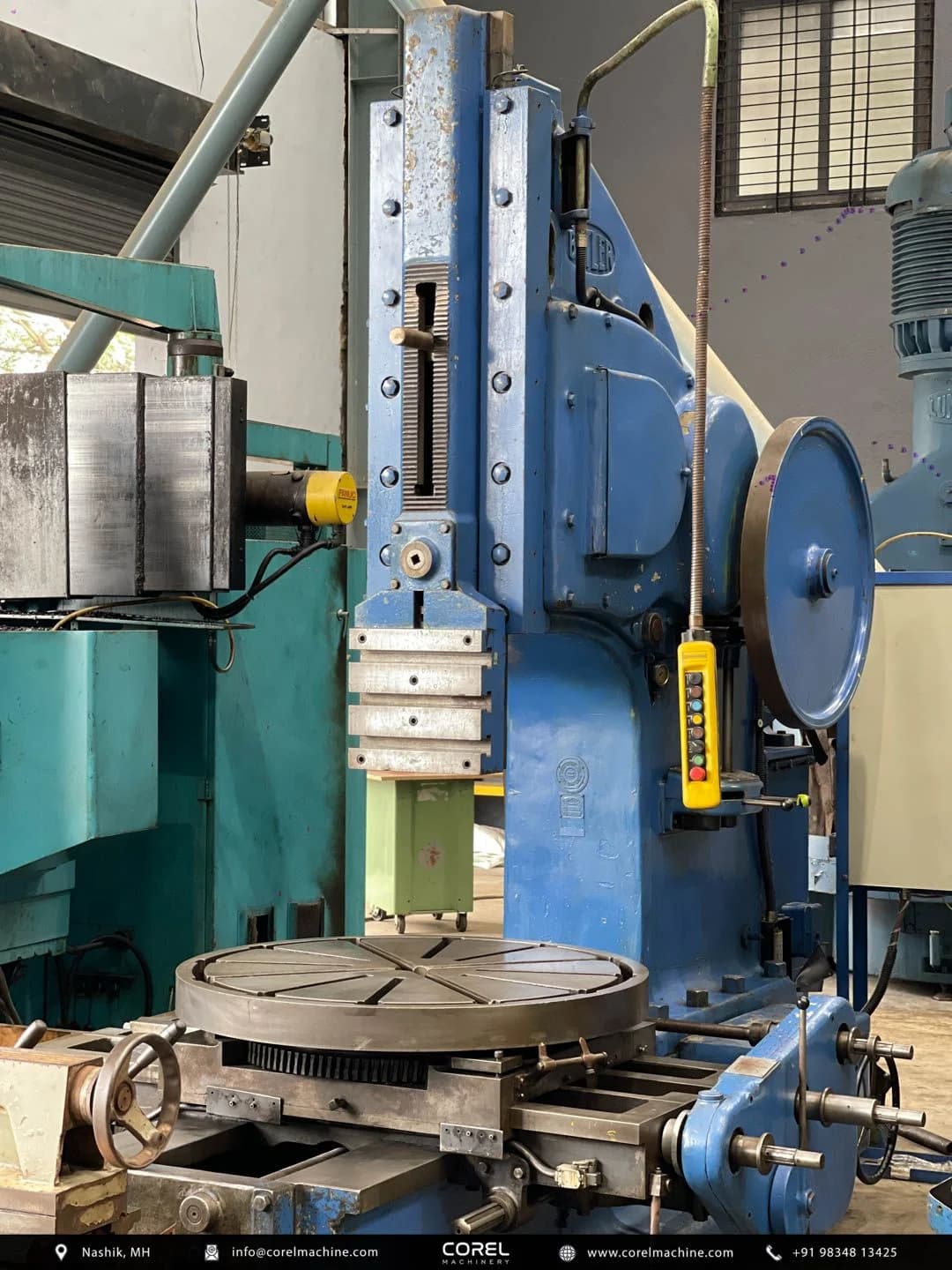 Used BUTLER 21″ PRODUCTION SLOTTER WITH 45″ ROTARY TABLE — Milling Machines