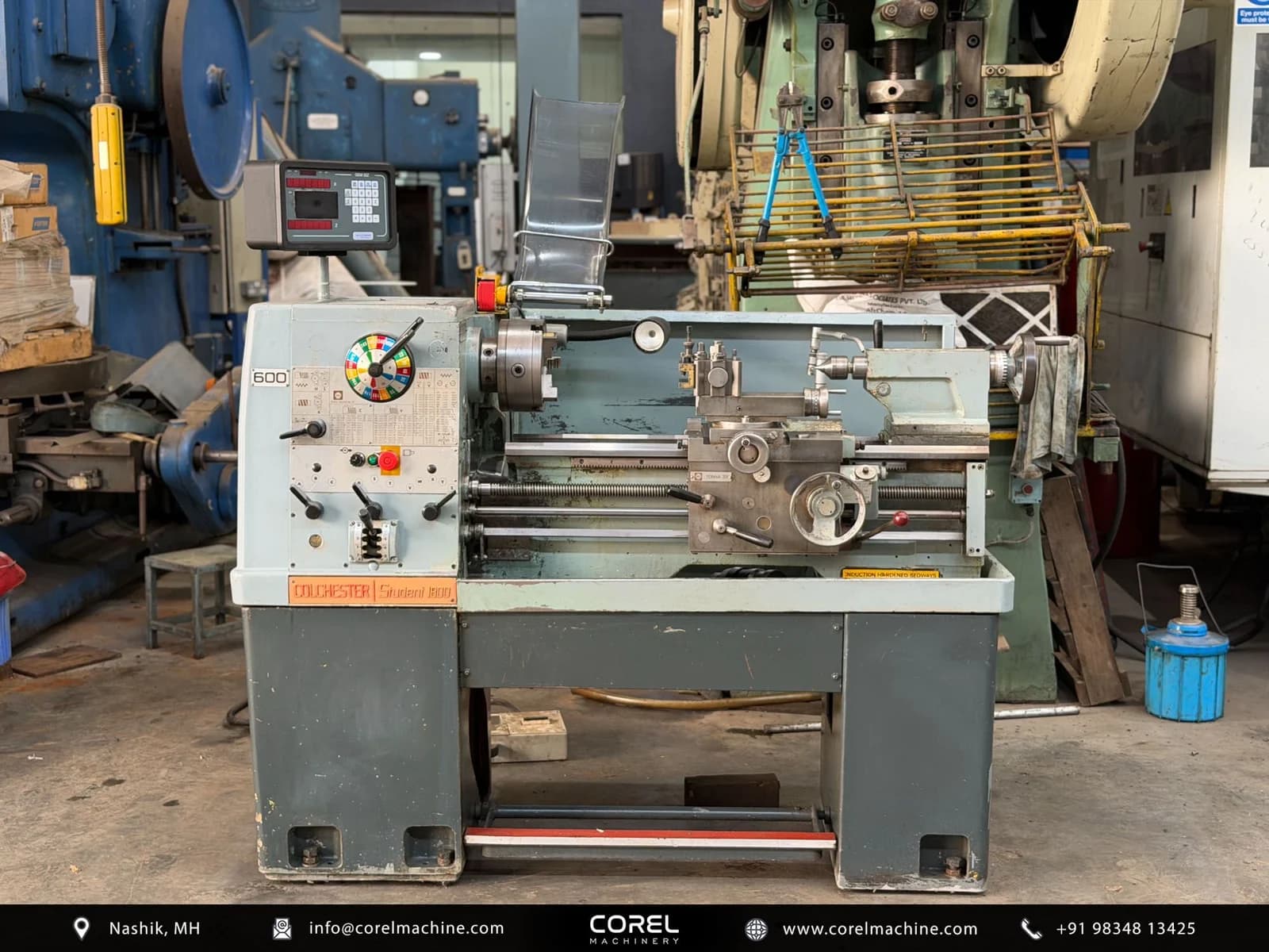 Used COLCHESTER STUDENT 1800 GEARED LATHE — Lathes