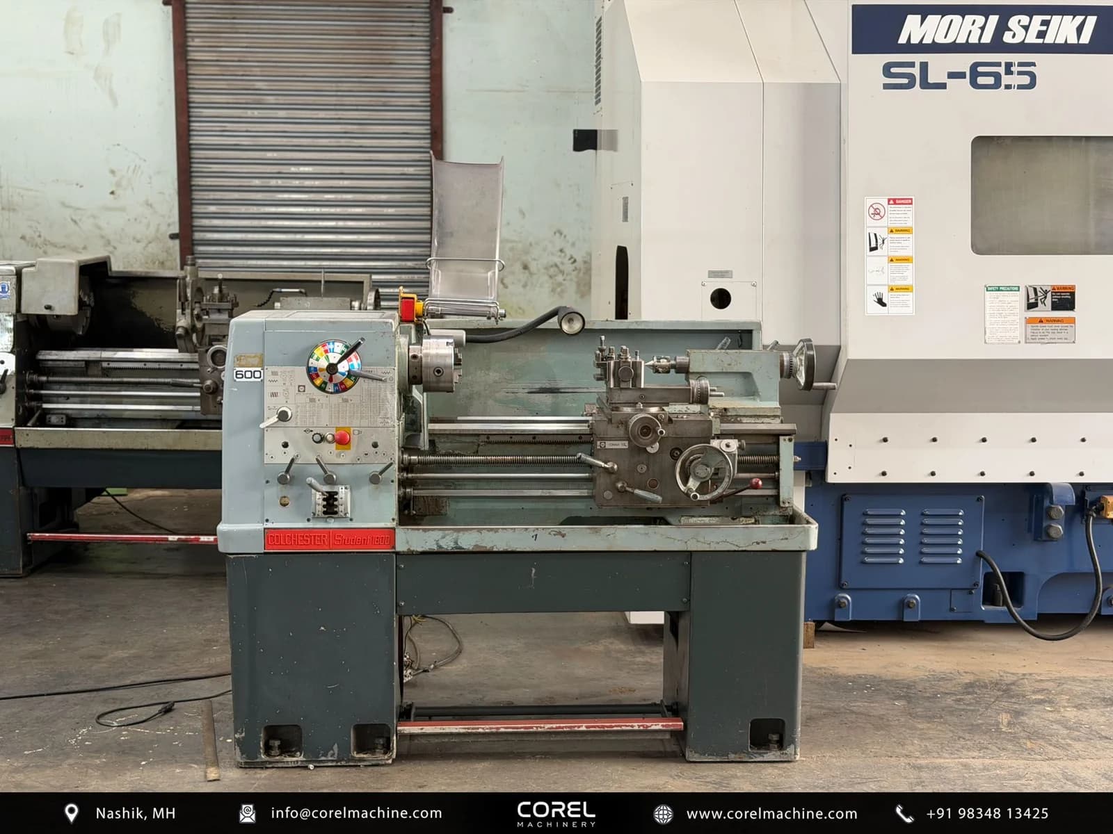 Used COLCHESTER STUDENT 1800 GEARED LATHE — Lathes