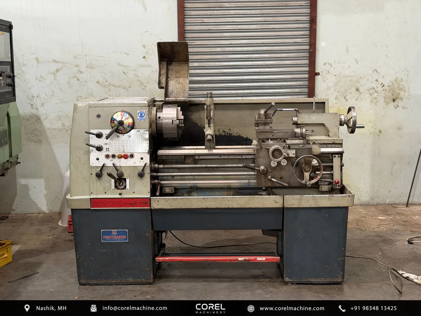 Used COLCHESTER TRIUMPH 2000 GAP-BED LATHE — Lathes