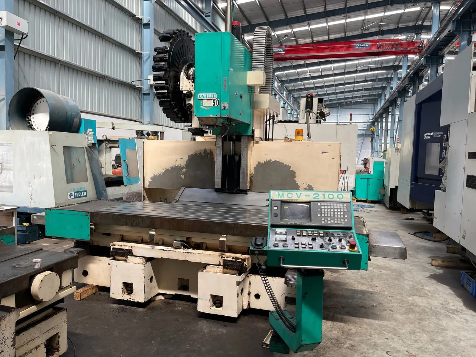 Used DAHLIH MCV 2100 VMC — Vertical Machining Centers