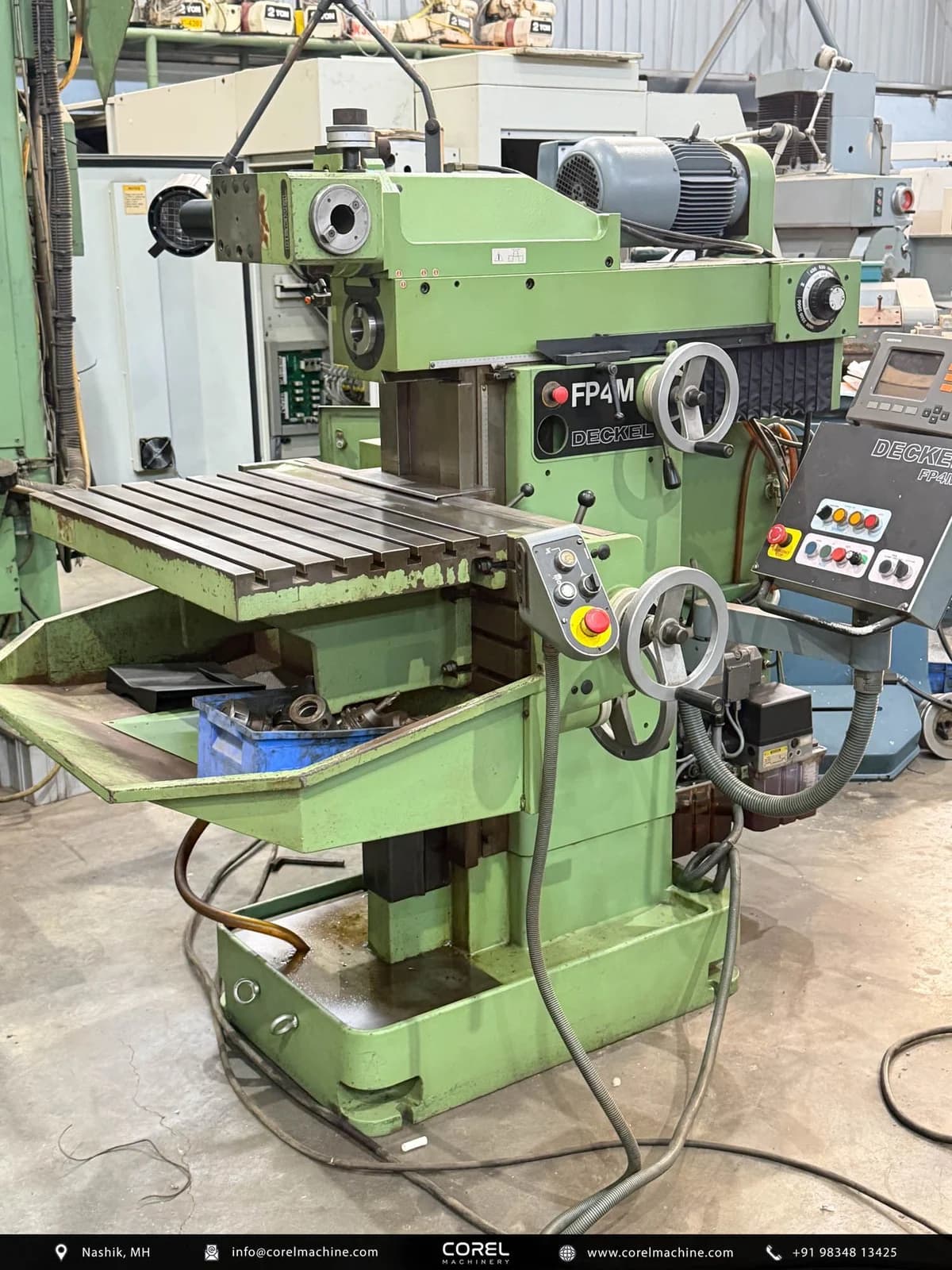 Used DECKEL FP4M UNIVERSAL TOOLROOM MILLING MACHINE — Milling Machines