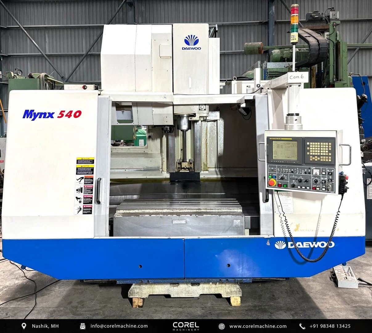 Used DAEWOO DOOSAN MYNX 540 VMC — Vertical Machining Centers