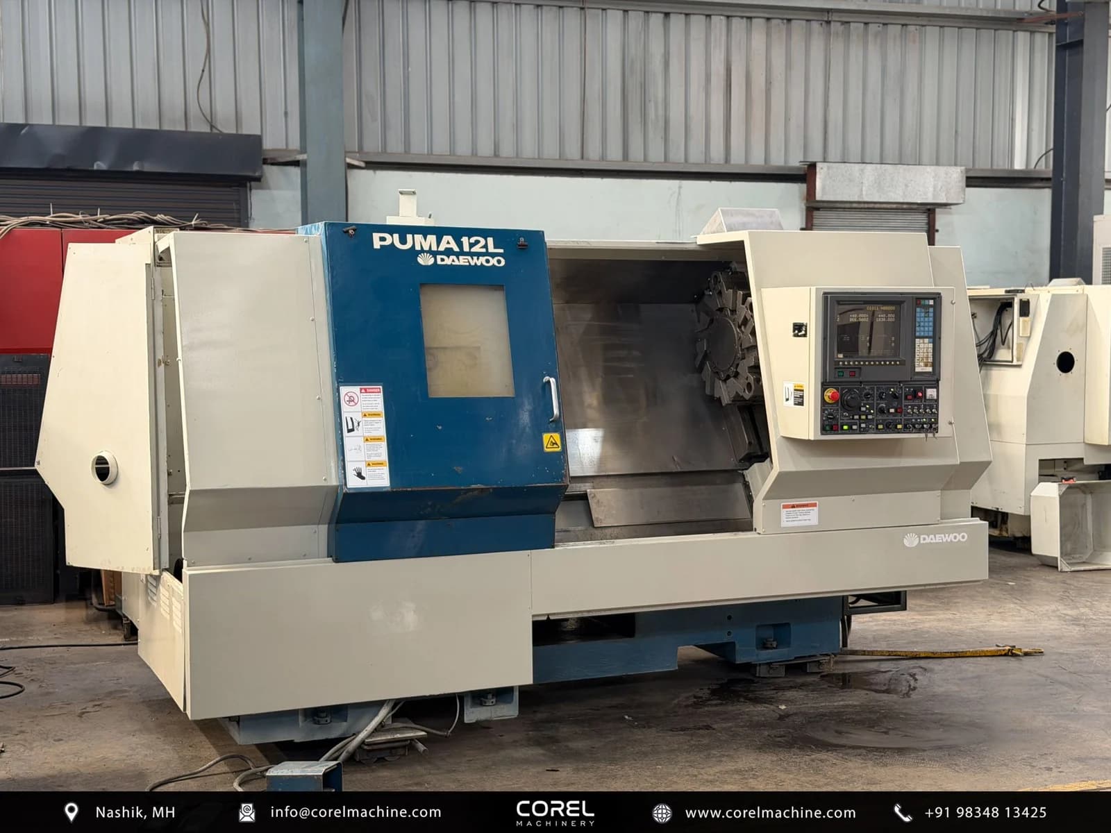 Used DAEWOO DOOSAN PUMA 12L CNC LATHE — CNC Turning Centers