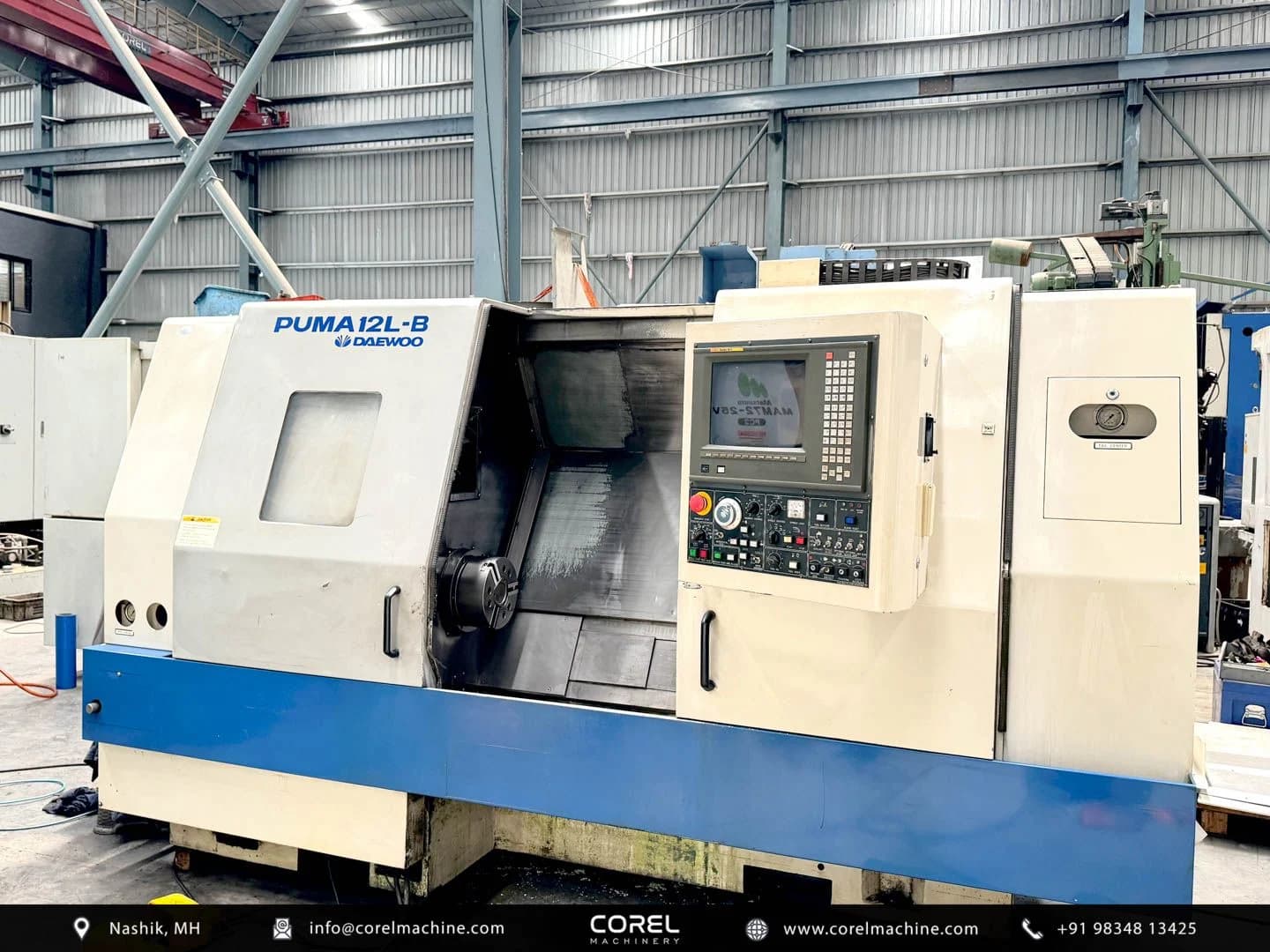 Used DAEWOO PUMA 12LB CNC LATHE — CNC Turning Centers