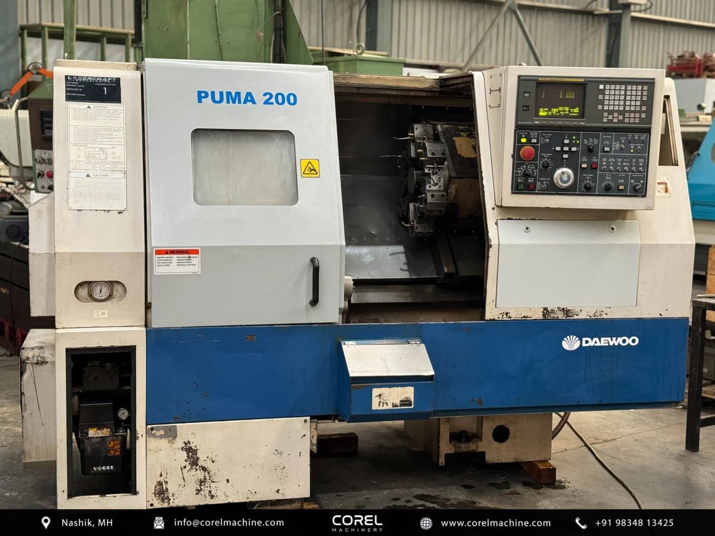 Used DAEWOO PUMA 200C CNC LATHE — CNC Turning Centers
