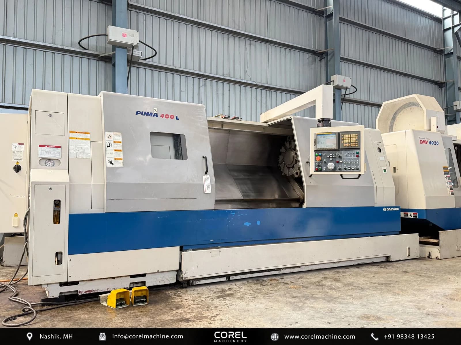 Used DAEWOO DOOSAN PUMA 400LB CNC LATHE — CNC Turning Centers