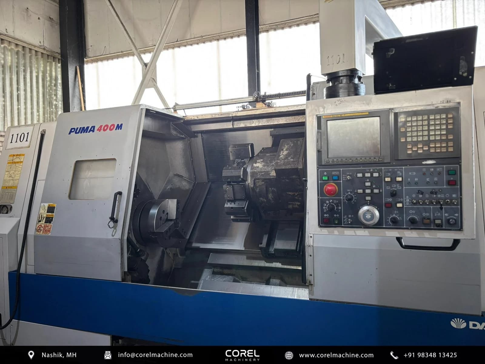 Used DAEWOO DOOSAN PUMA 400MB CNC TURN MILL — CNC Turning Centers