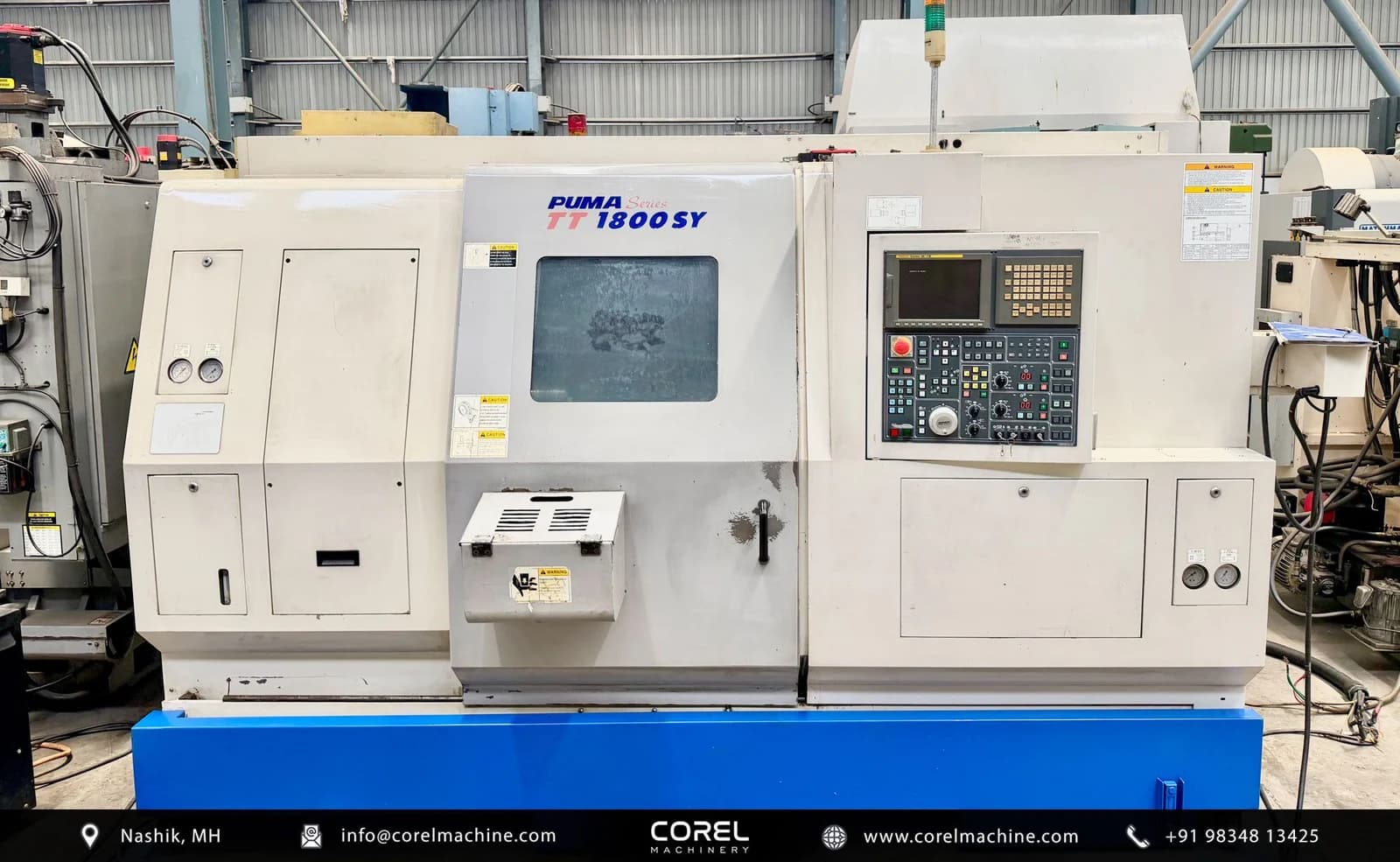 Used DAEWOO DOOSAN PUMA TT1800SY CNC TURN MILL — CNC Turning Centers