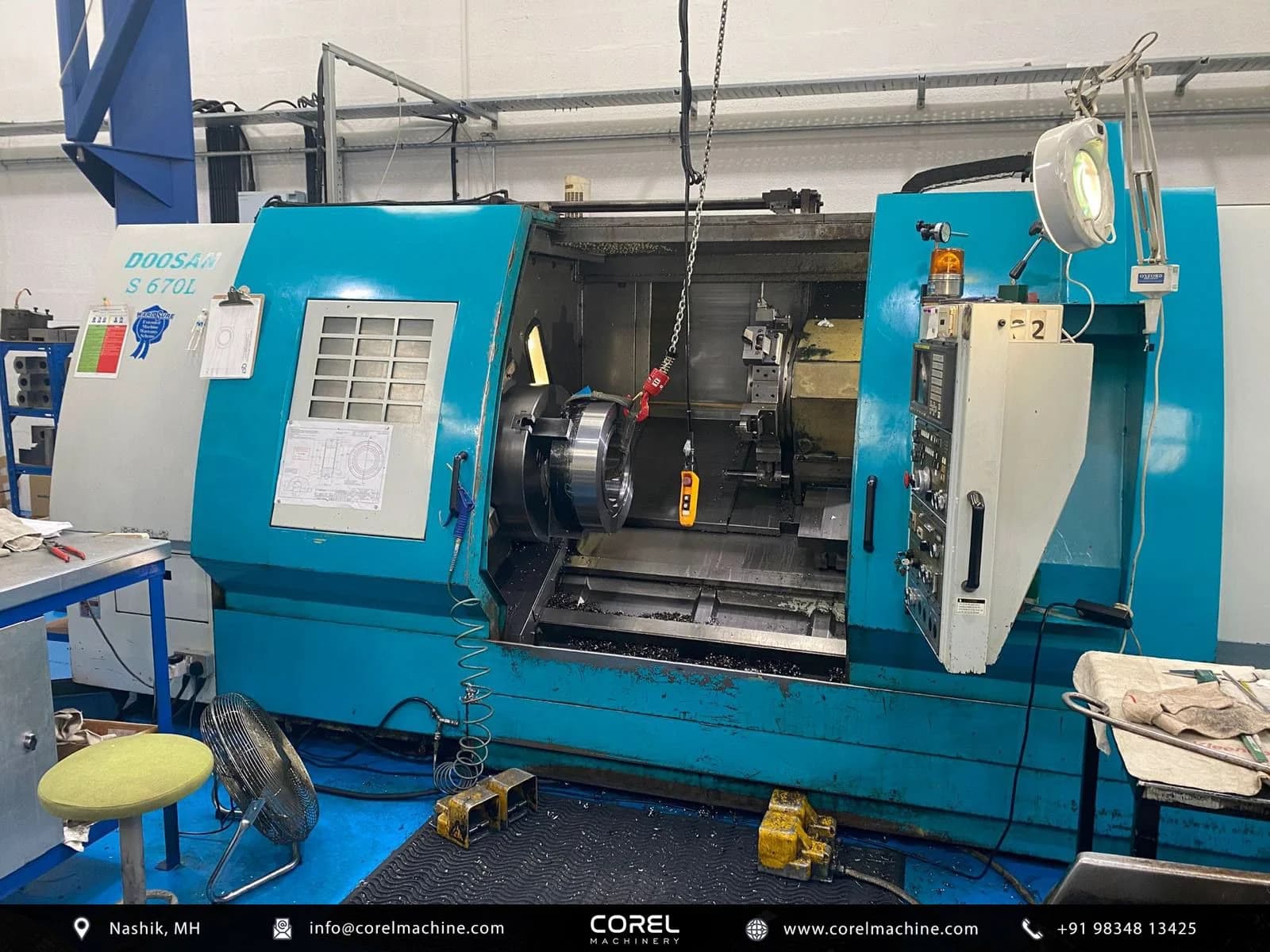 Used DOOSAN S670L CNC LATHE — CNC Turning Centers
