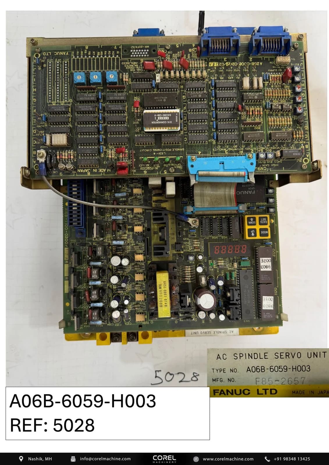 Used FANUC A06B-6059-H003 — Spares