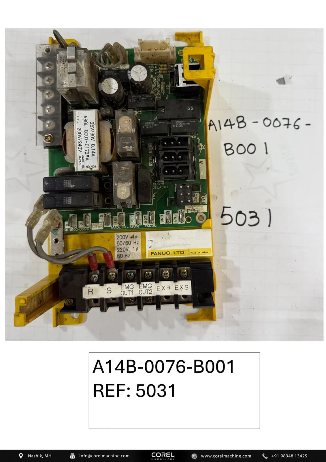 Used FANUC A14B-0076-B001 — Spares