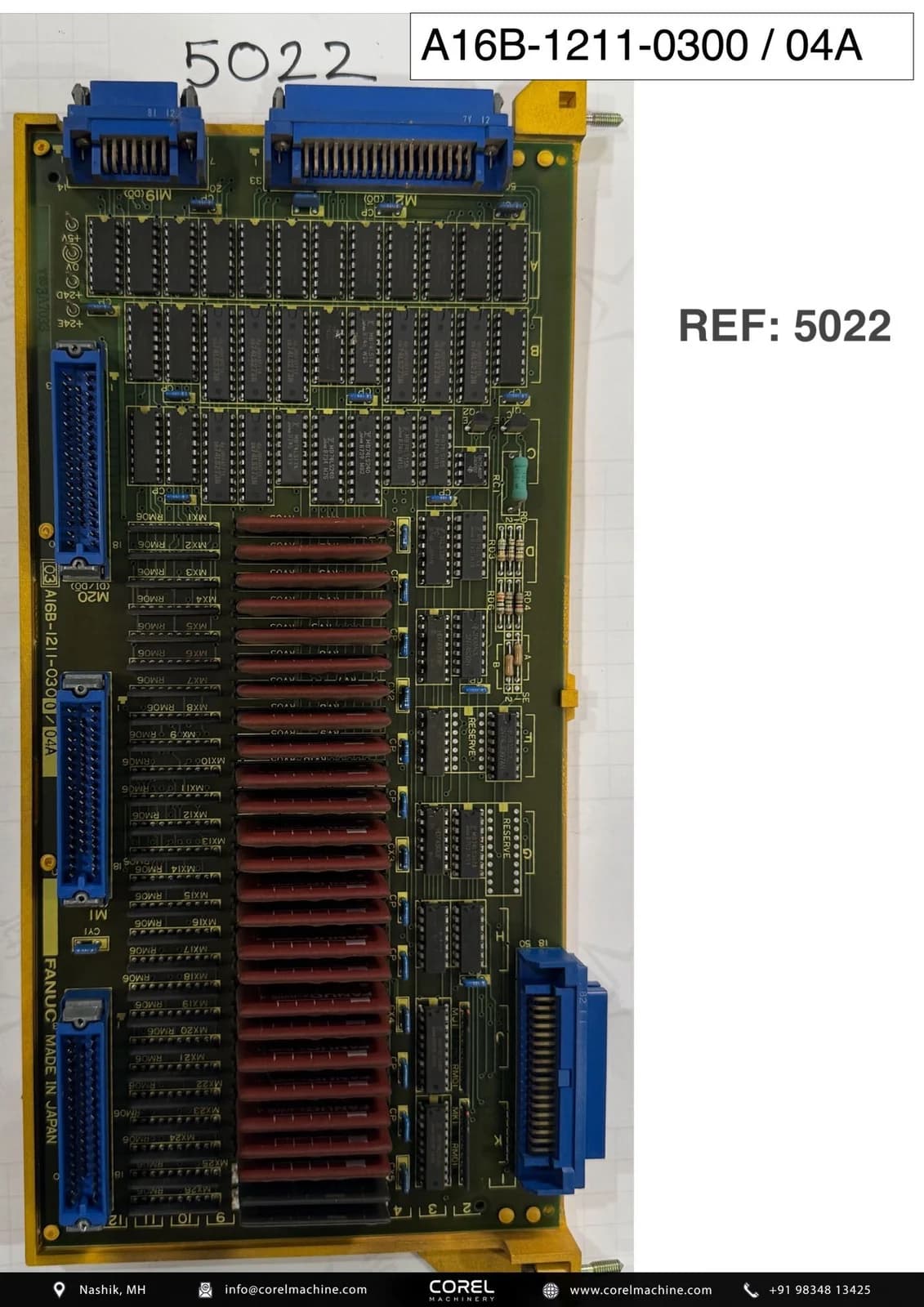 Used FANUC A16B-1211-0300 / 04A — Spares
