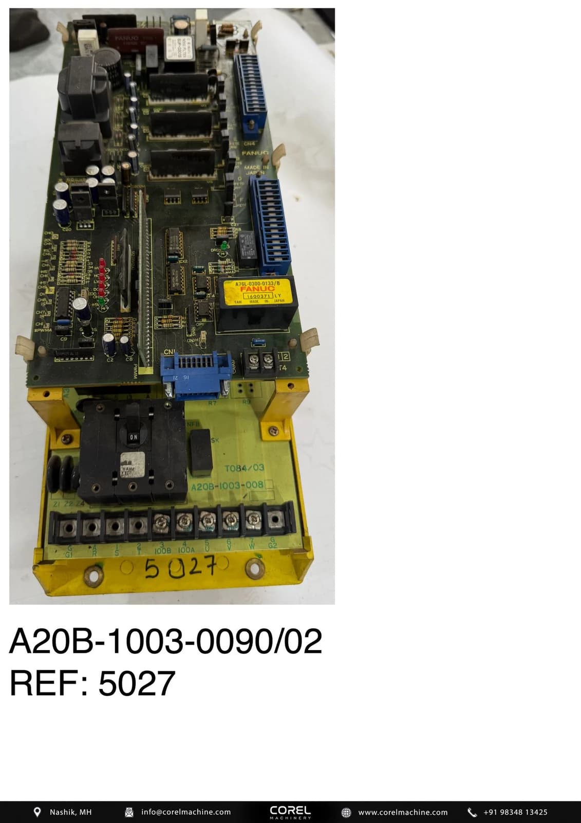 Used FANUC A20B-1003-0090/02 — Spares