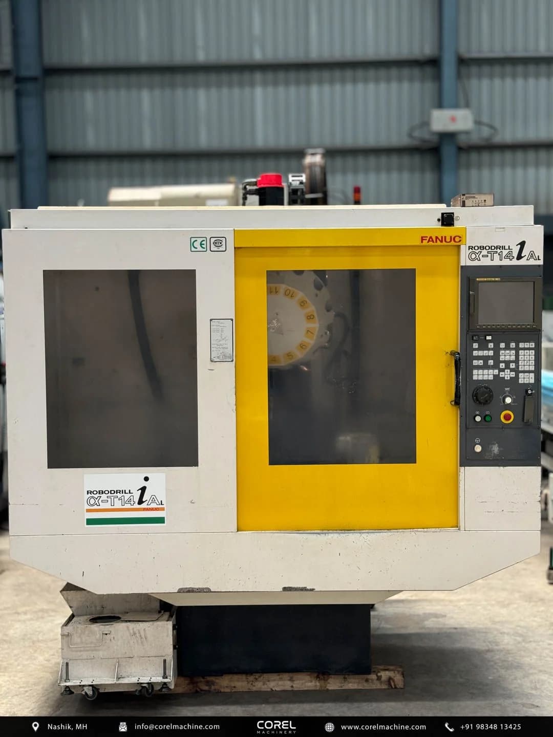 Used FANUC ROBODRILL T14-iAL DRILL TAP VMC (4 Axis) — Vertical Machining Centers