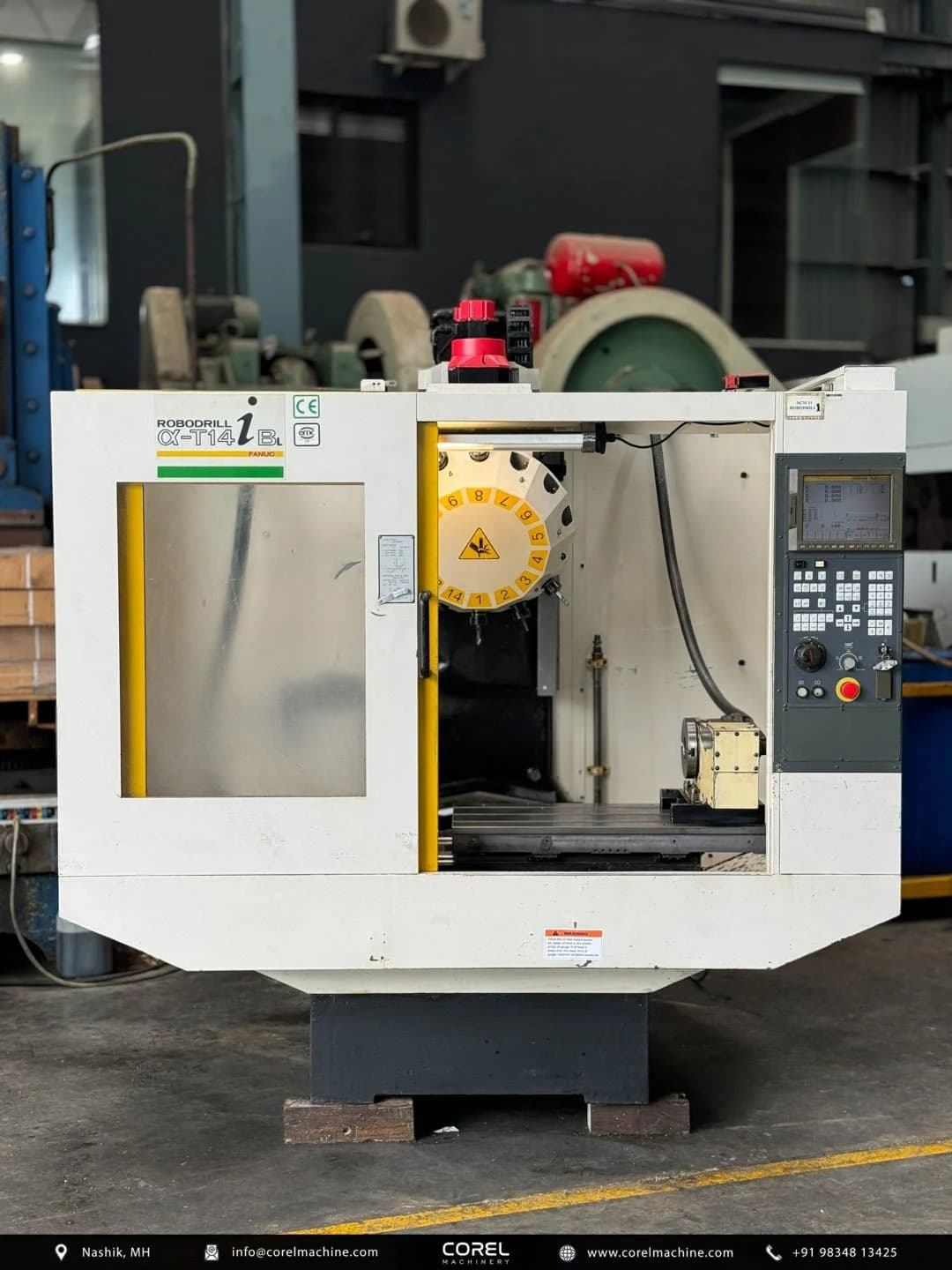 Used FANUC ROBODRILL T14-iBL DRILL TAP VMC (4 Axis) — Vertical Machining Centers