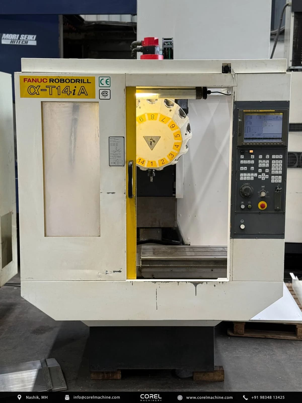Used FANUC ROBODRILL T14iA DRILL TAP VMC — Vertical Machining Centers