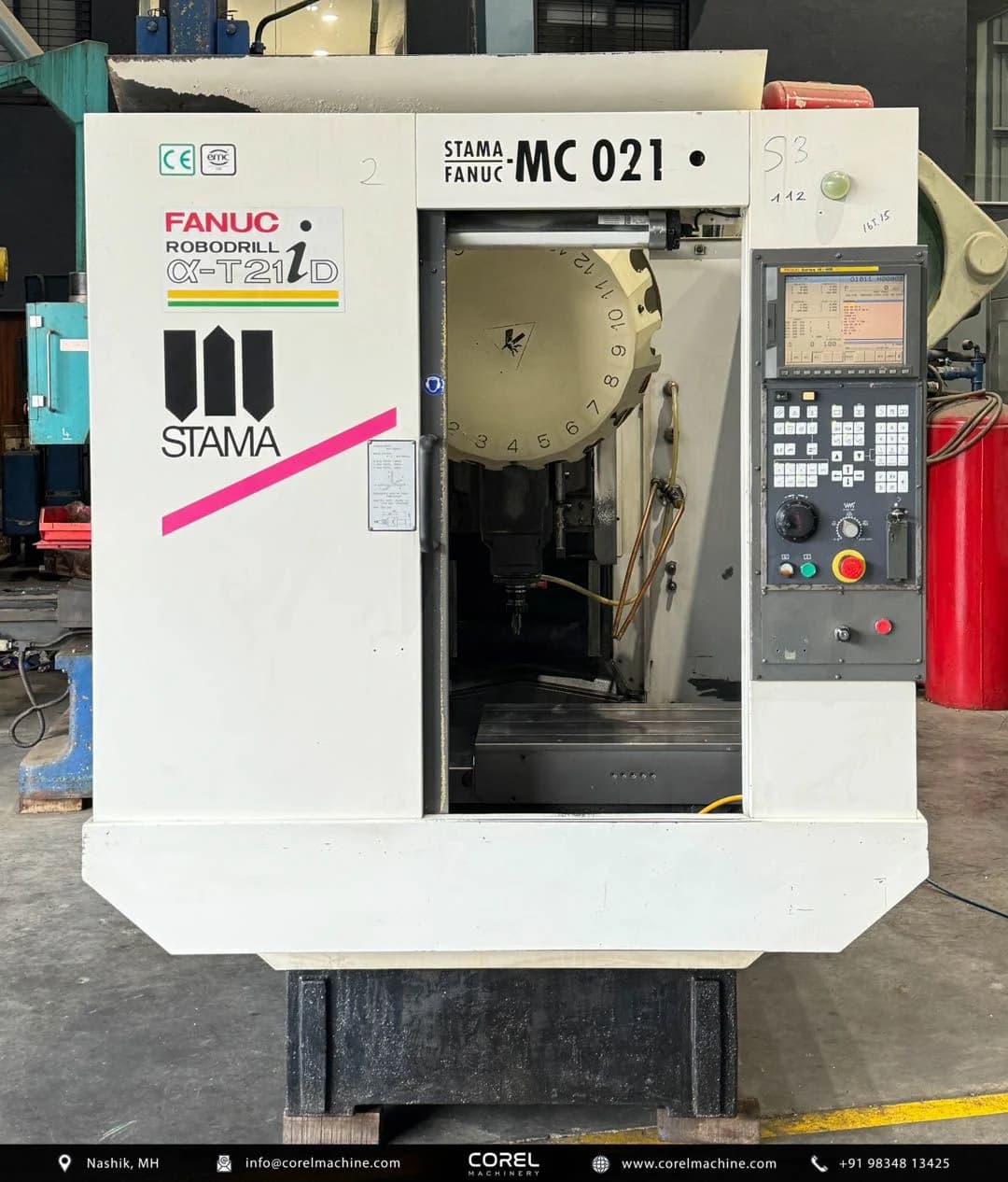 Used FANUC ROBODRILL T21iD DRILL TAP VMC — Vertical Machining Centers