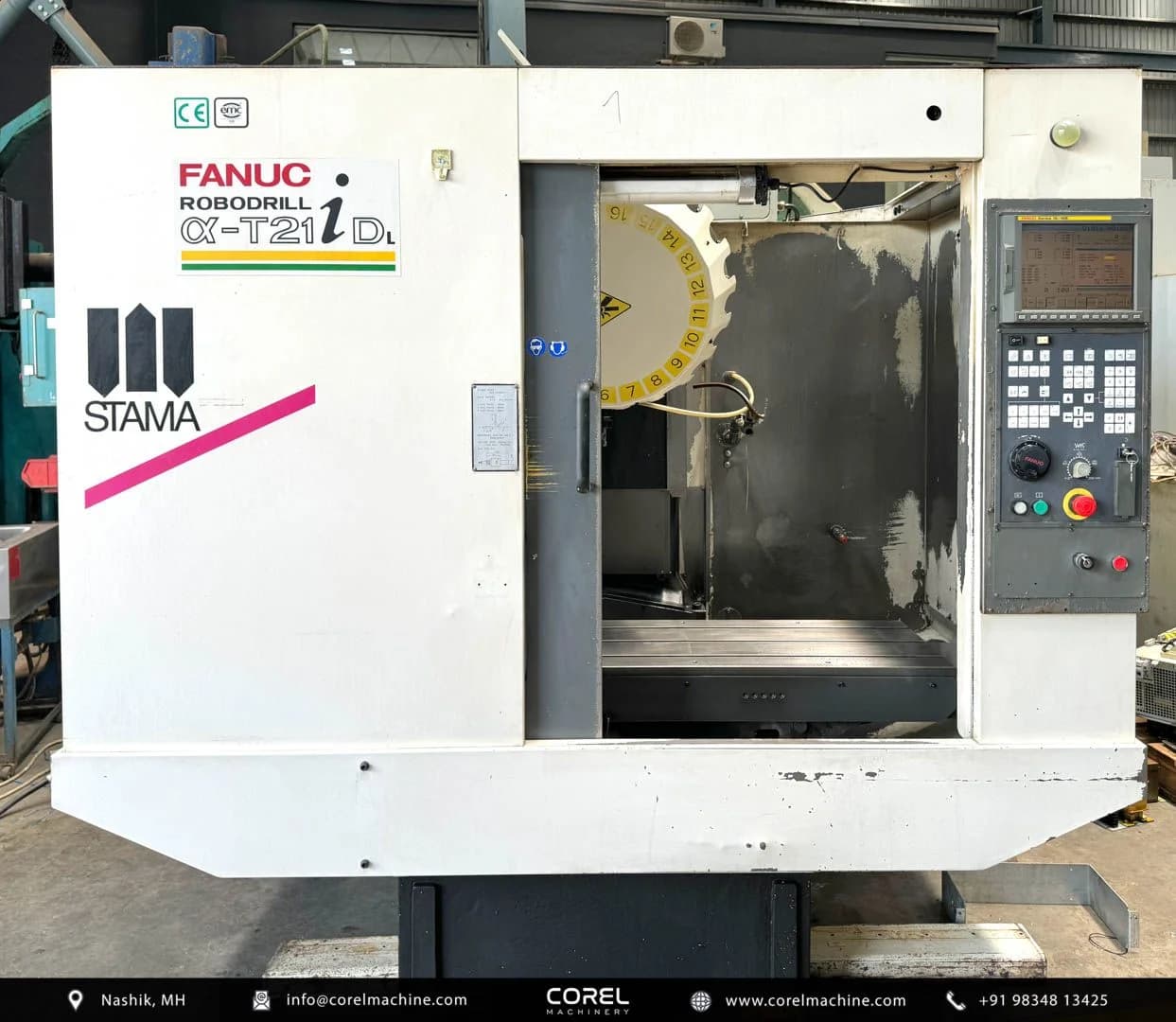 Used FANUC ROBODRILL T21iDL DRILL TAP VMC — Vertical Machining Centers