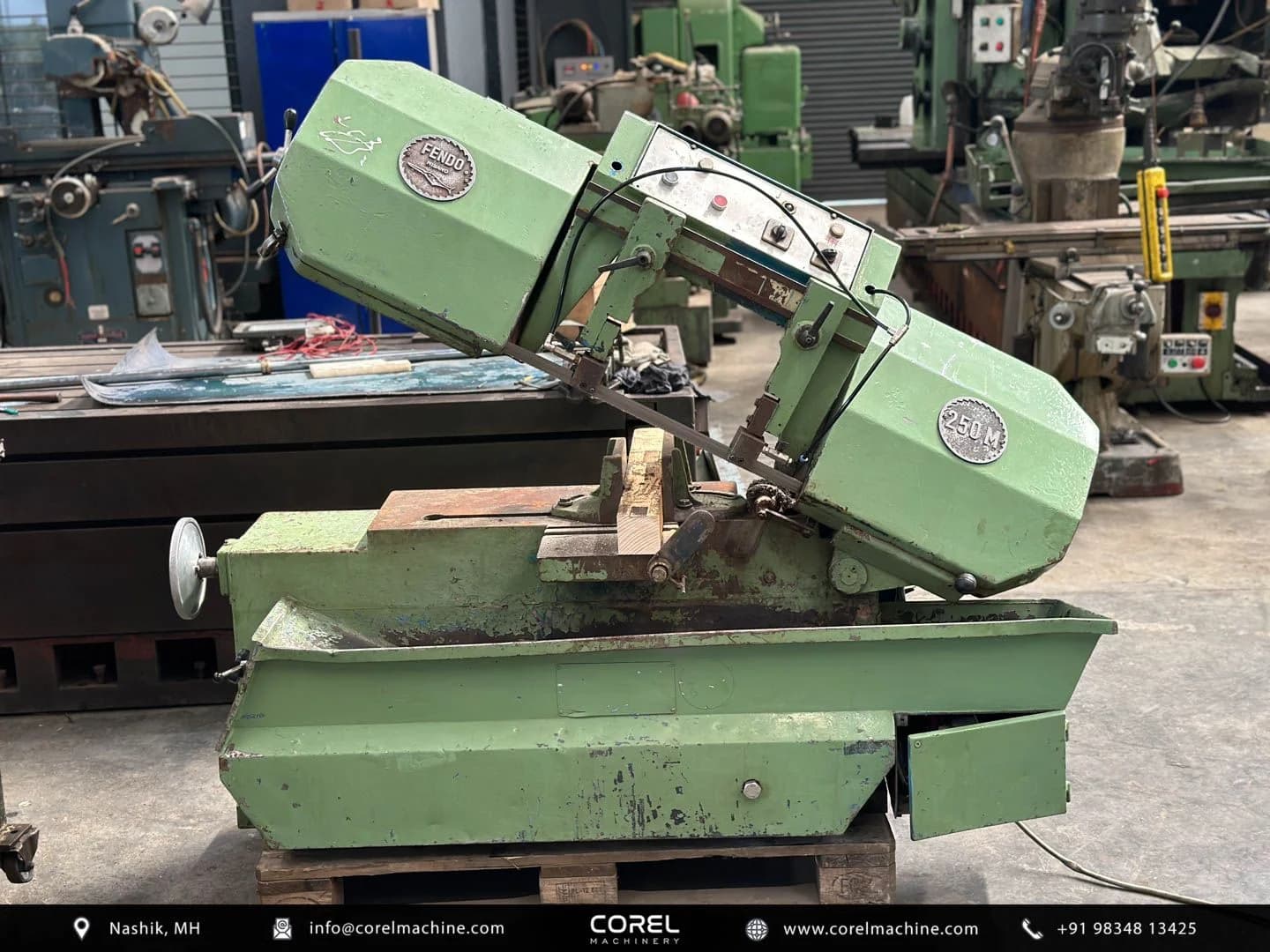 Used FENDO ITALY 250 MM BANDSAW — Bandsaws