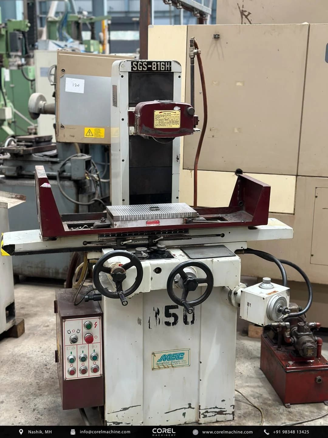Used FREEPORT MSC 816 HYDRAULIC SURFACE GRINDER — Surface Grinders