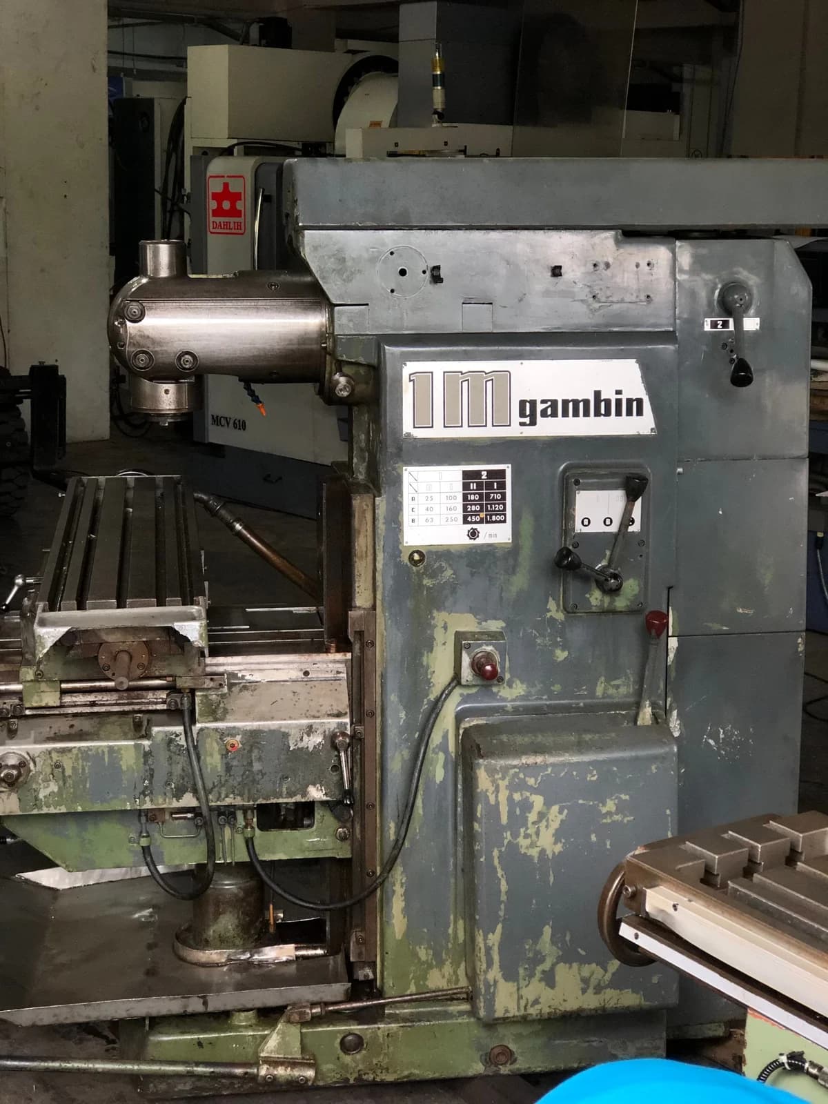 Used GAMBIN 1M UNIVERSAL MILLING — Milling Machines
