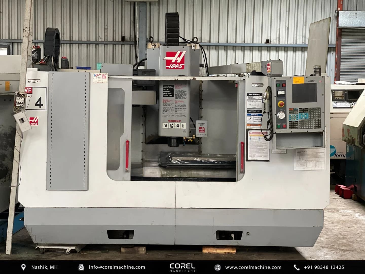 Used HAAS VF-4 VMC — Vertical Machining Centers