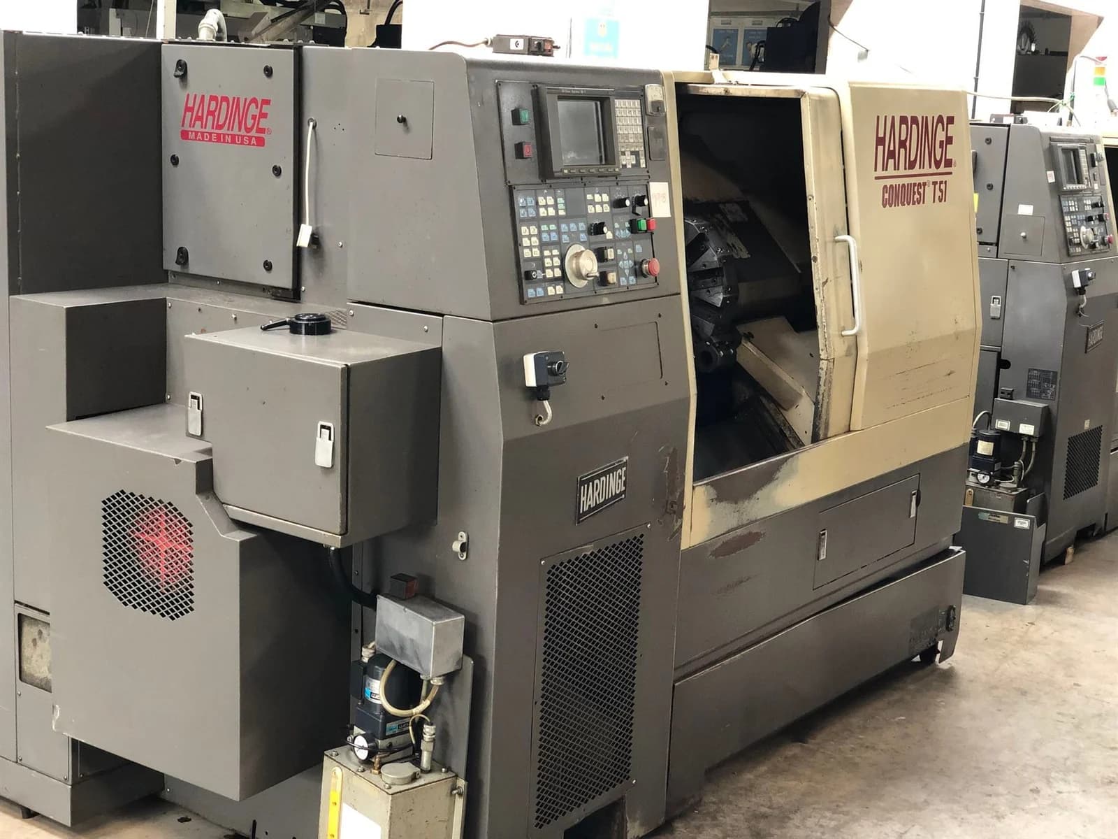 Used HARDINGE CONQUEST T51 CNC TURN MILL CENTER — CNC Turning Centers