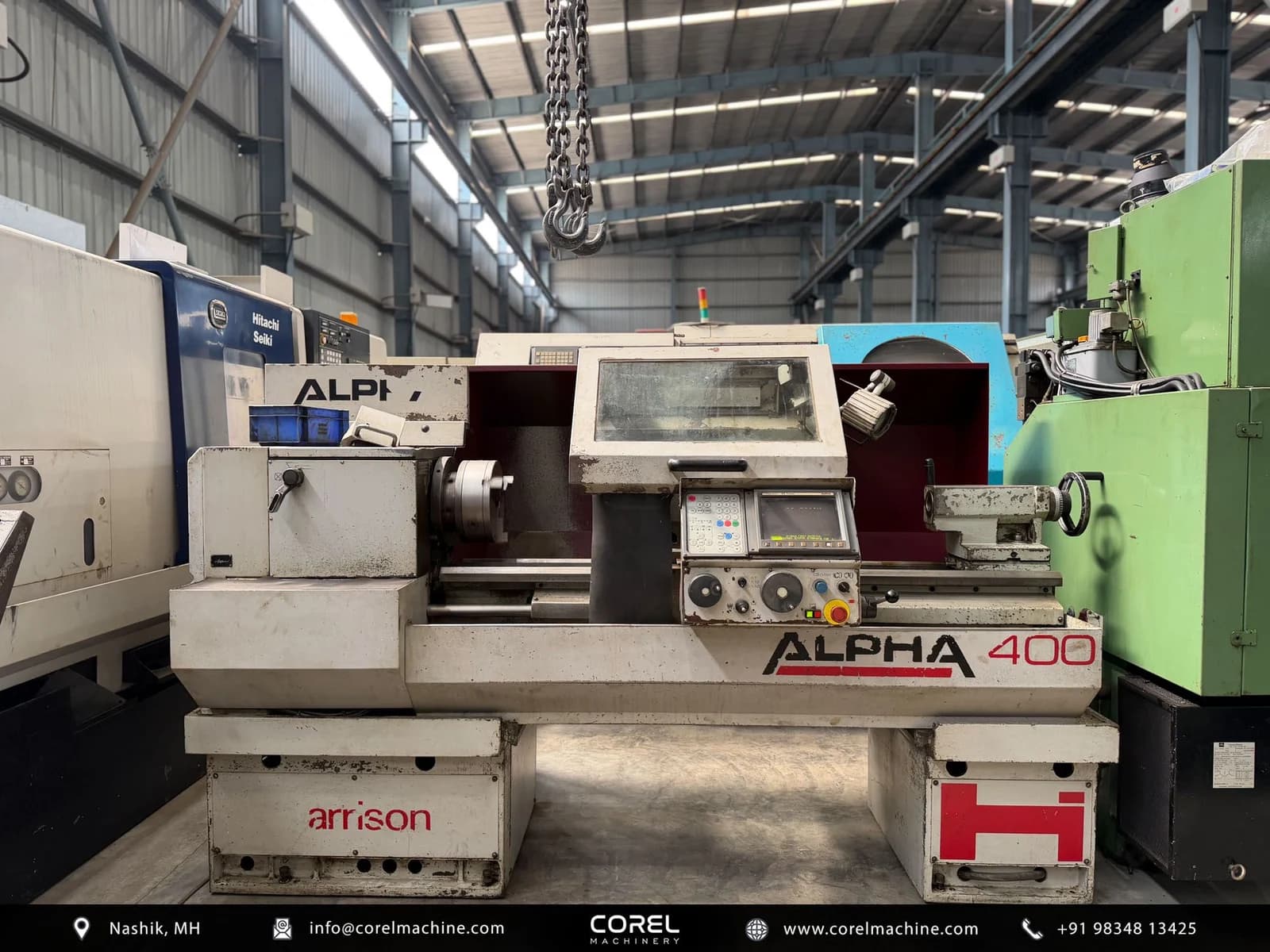 Used HARRISON ALPHA 400 CNC LATHE — CNC Turning Centers