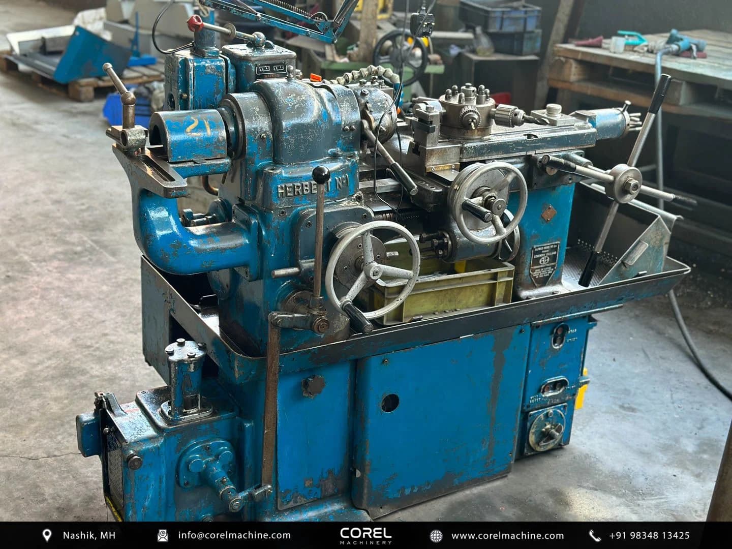 Used HERBERT NO 1 CAPSTAN LATHE — Lathes