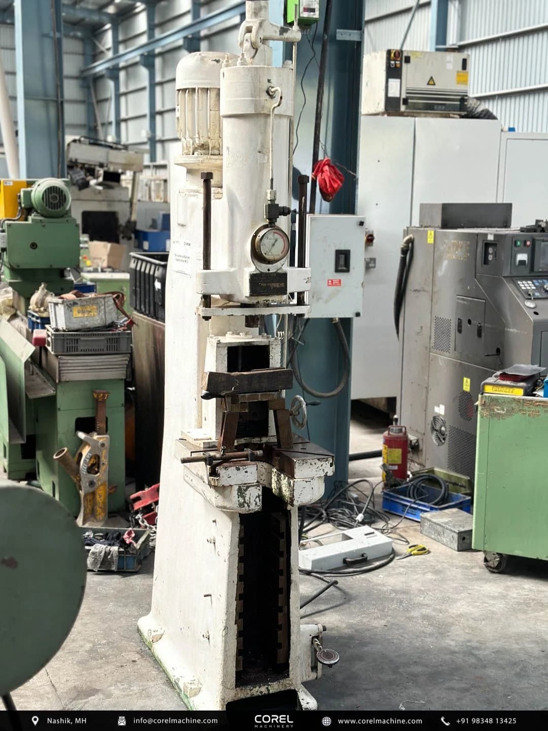 Used HI-TON 8T HYDRAULIC PRESS — Press
