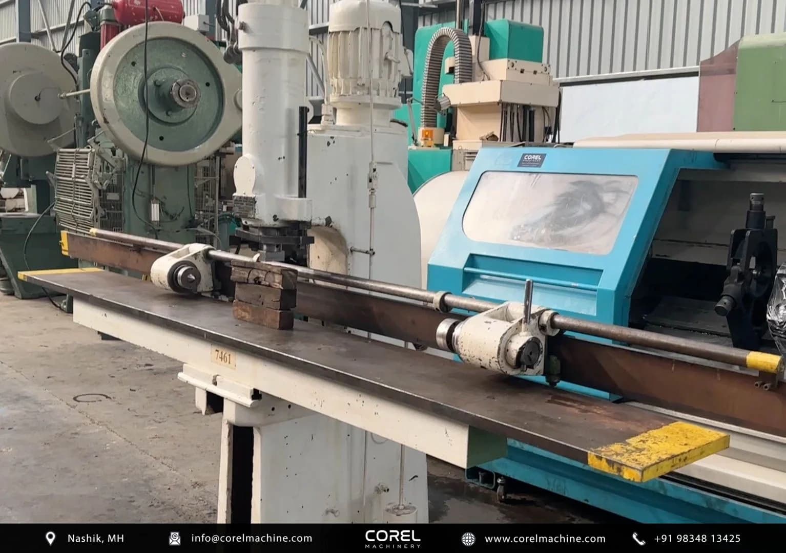 Used HI-TON 8T HYDRAULIC STRAIGHTENING PRESS — Press