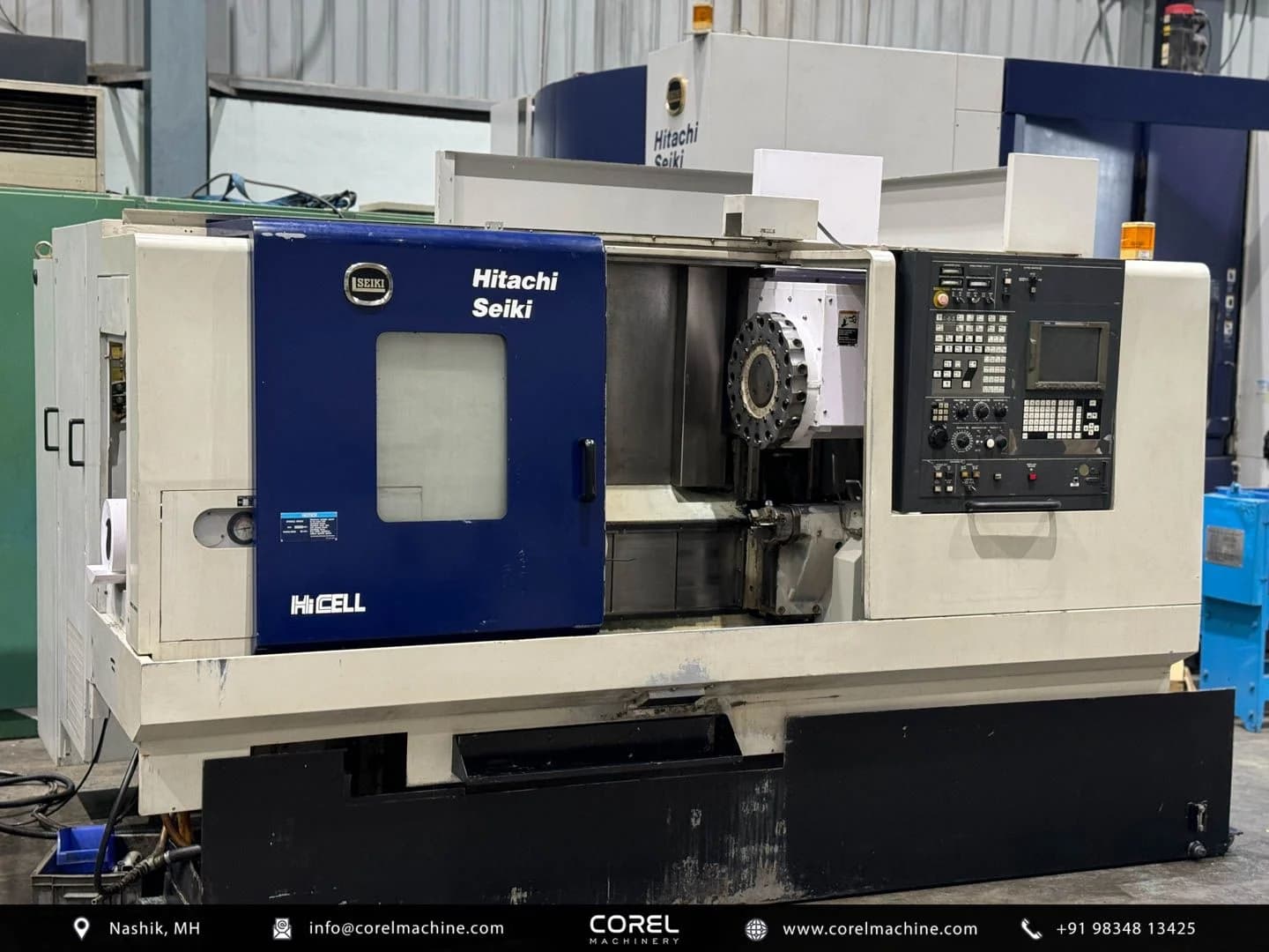 Used HITACHI SEIKI CA23-II CNC TURN MILL (Y + C Axis + Sub Spindle) — CNC Turning Centers