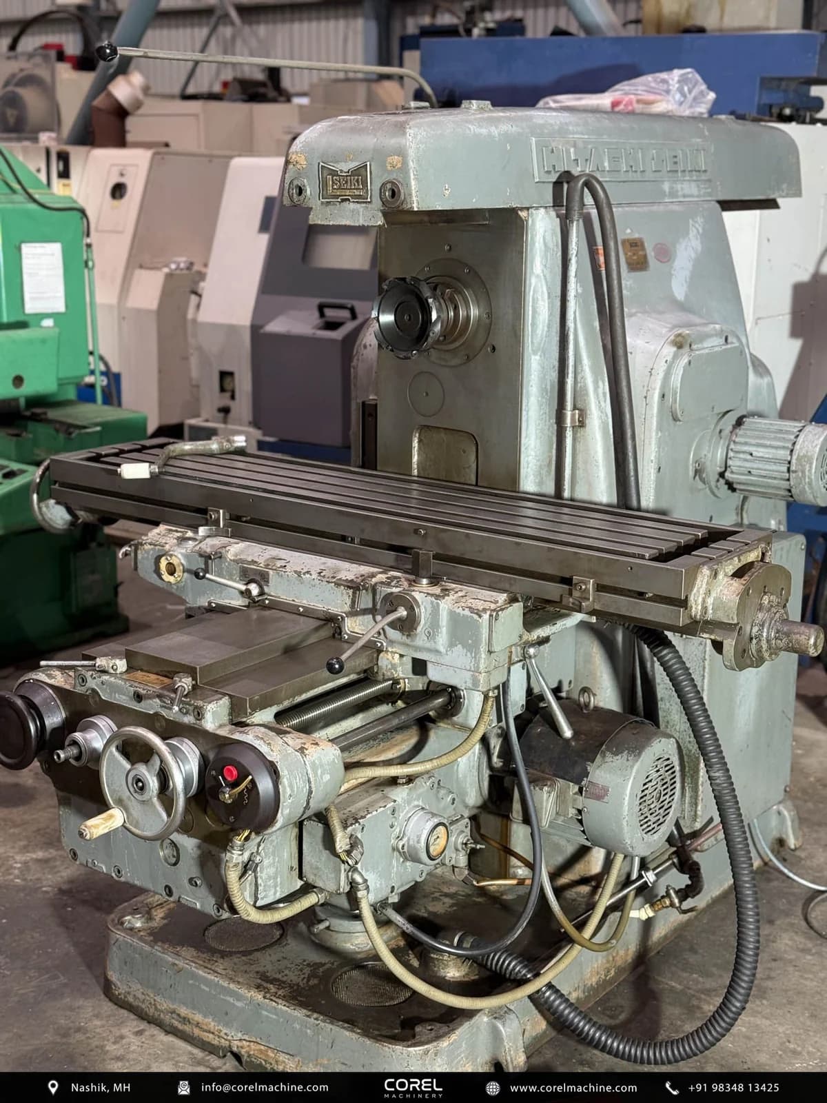 Used HITACHI SEIKI (JAPAN) HORIZONTAL MILL — Milling Machines