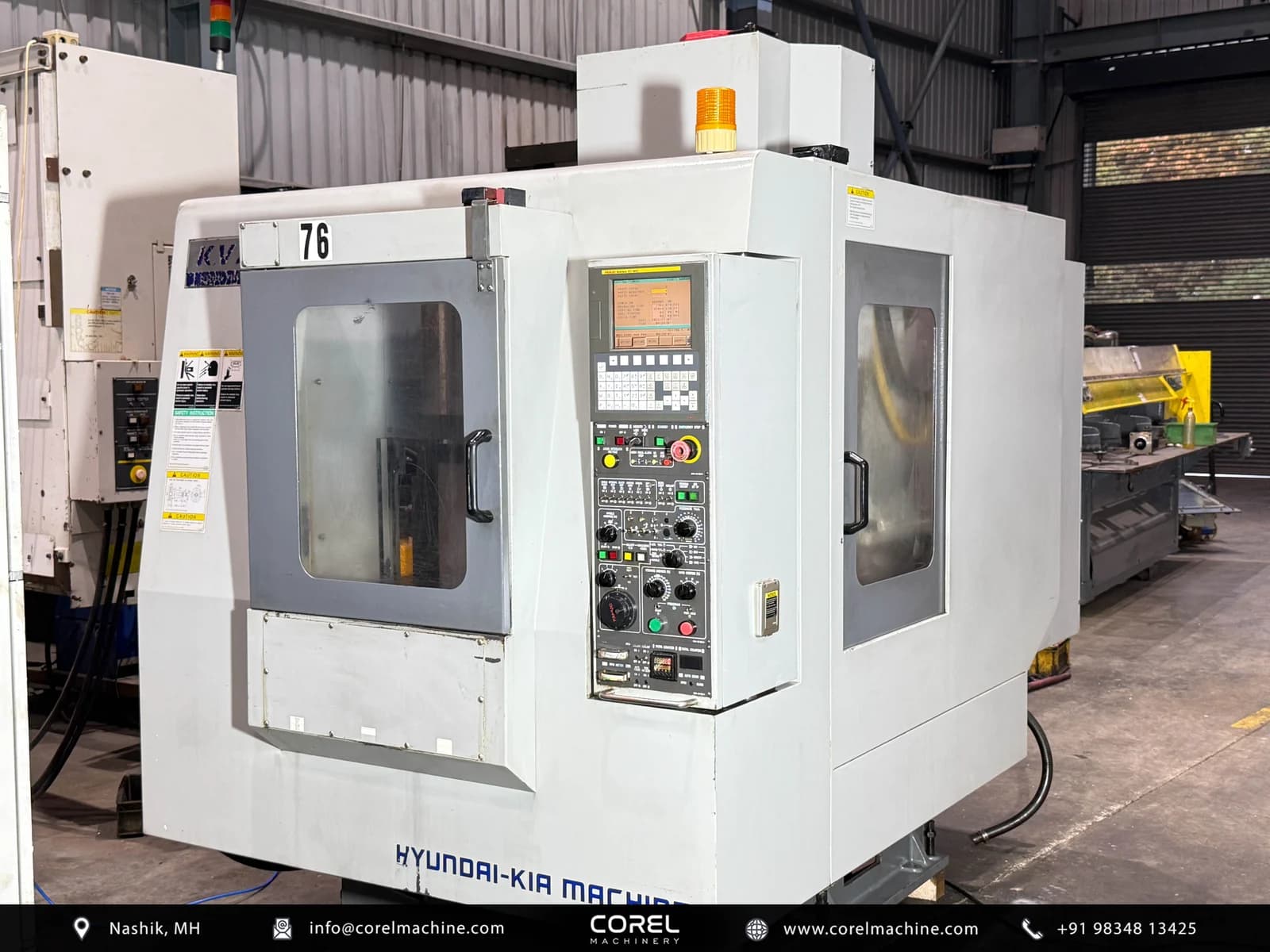 Used HYUNDAI KIA KV25P TWIN PALLET DTC VMC (#1) — Vertical Machining Centers