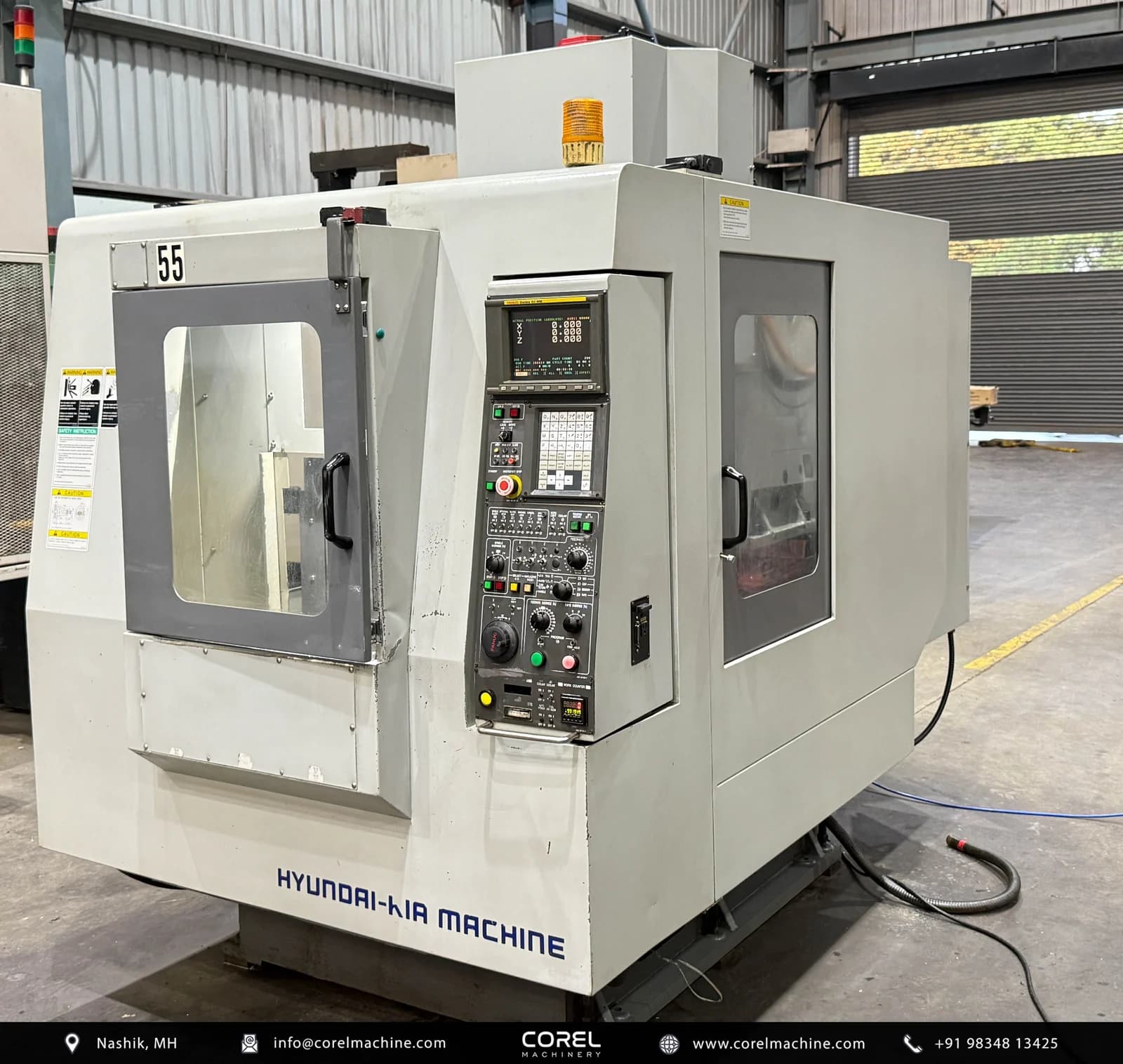 Used HYUNDAI KIA KV25P TWIN PALLET DTC VMC (#2) — Vertical Machining Centers