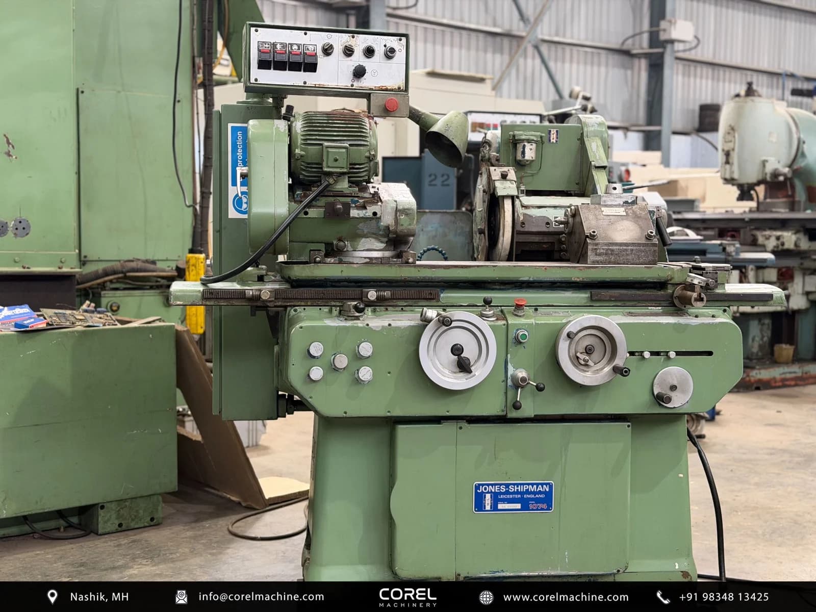 Used JONES SHIPMAN 1074 (ID/OD) CYLINDRICAL GRINDER — Cylindrical Grinders