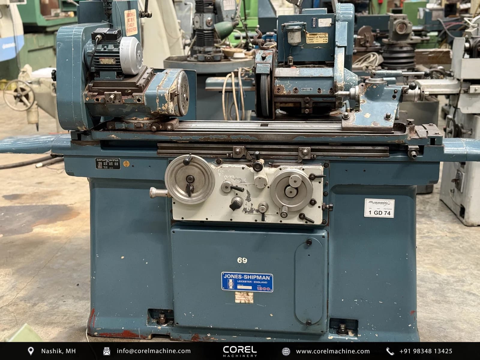 Used JONES SHIPMAN 1300 UNIVERSAL CYLINDRICAL GRINDER — Cylindrical Grinders