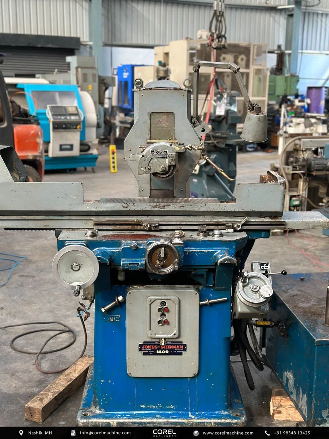 Used JONES SHIPMAN 1400P SURFACE GRINDER — Surface Grinders
