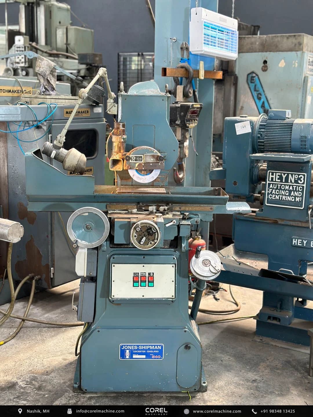 Used JONES SHIPMAN 540 SURFACE GRINDER (#20) — Surface Grinders