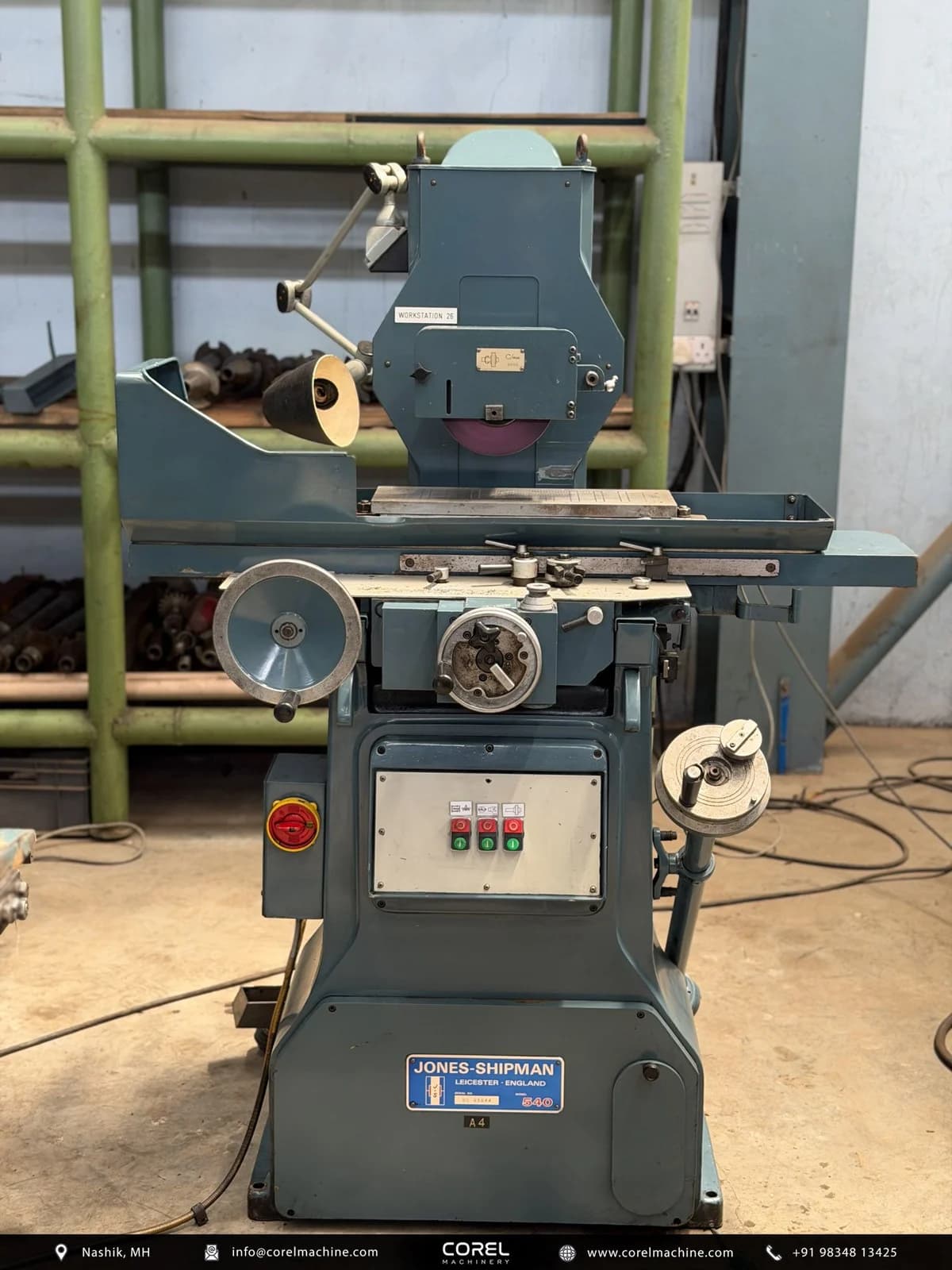 Used JONES SHIPMAN 540 SURFACE GRINDER (#247) — Surface Grinders