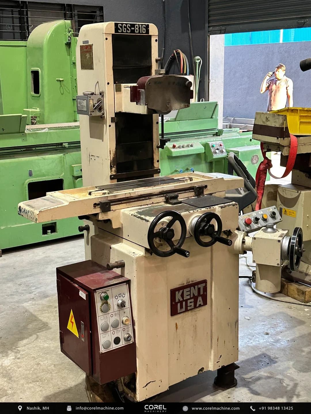 Used KENT MANUAL 6″ x 18″ SURFACE GRINDER — Surface Grinders