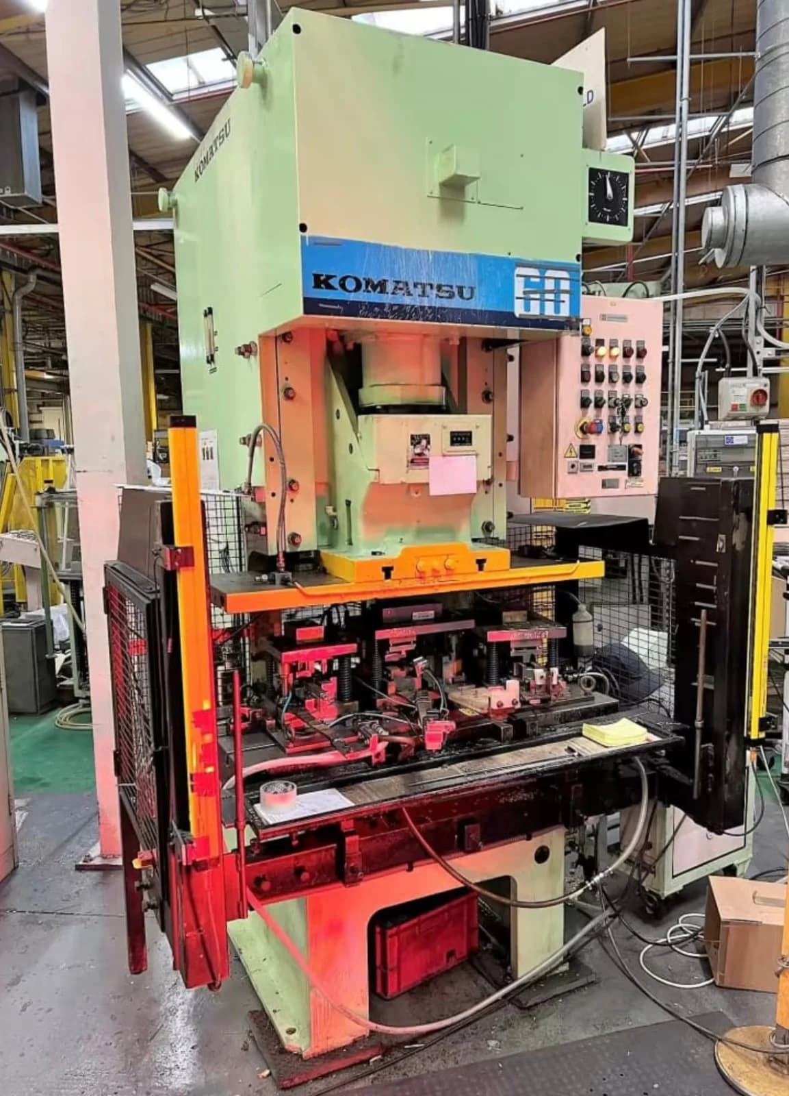 Used KOMATSU OBS 60-3 GAP FRAME PRESS (3OFF) — Press