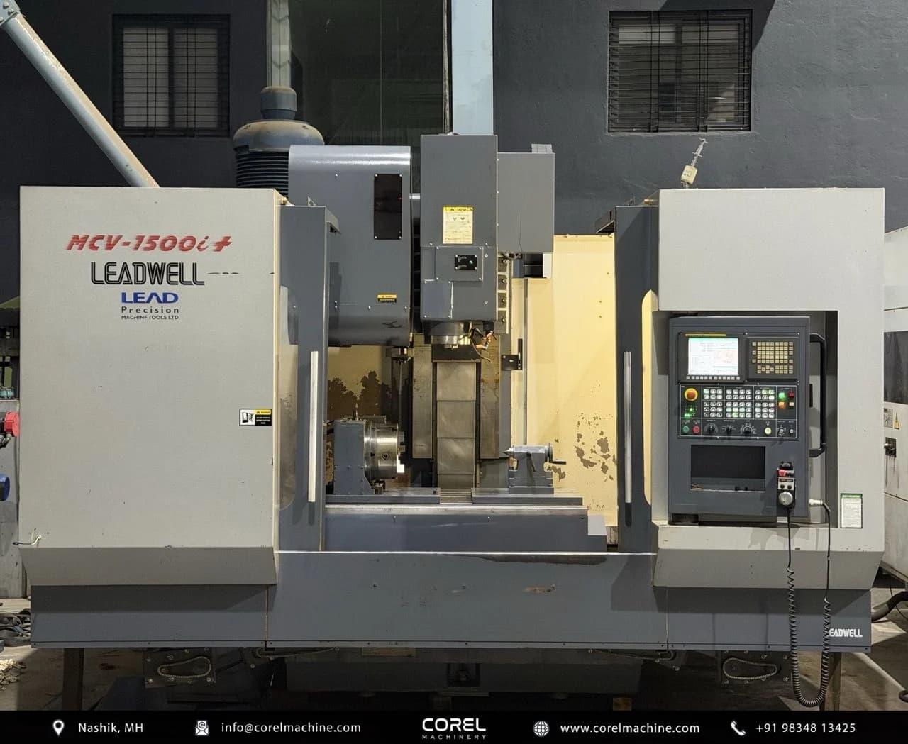 Used 2012 LEADWELL MCV 1500i+ (4 Axis) VMC — Vertical Machining Centers
